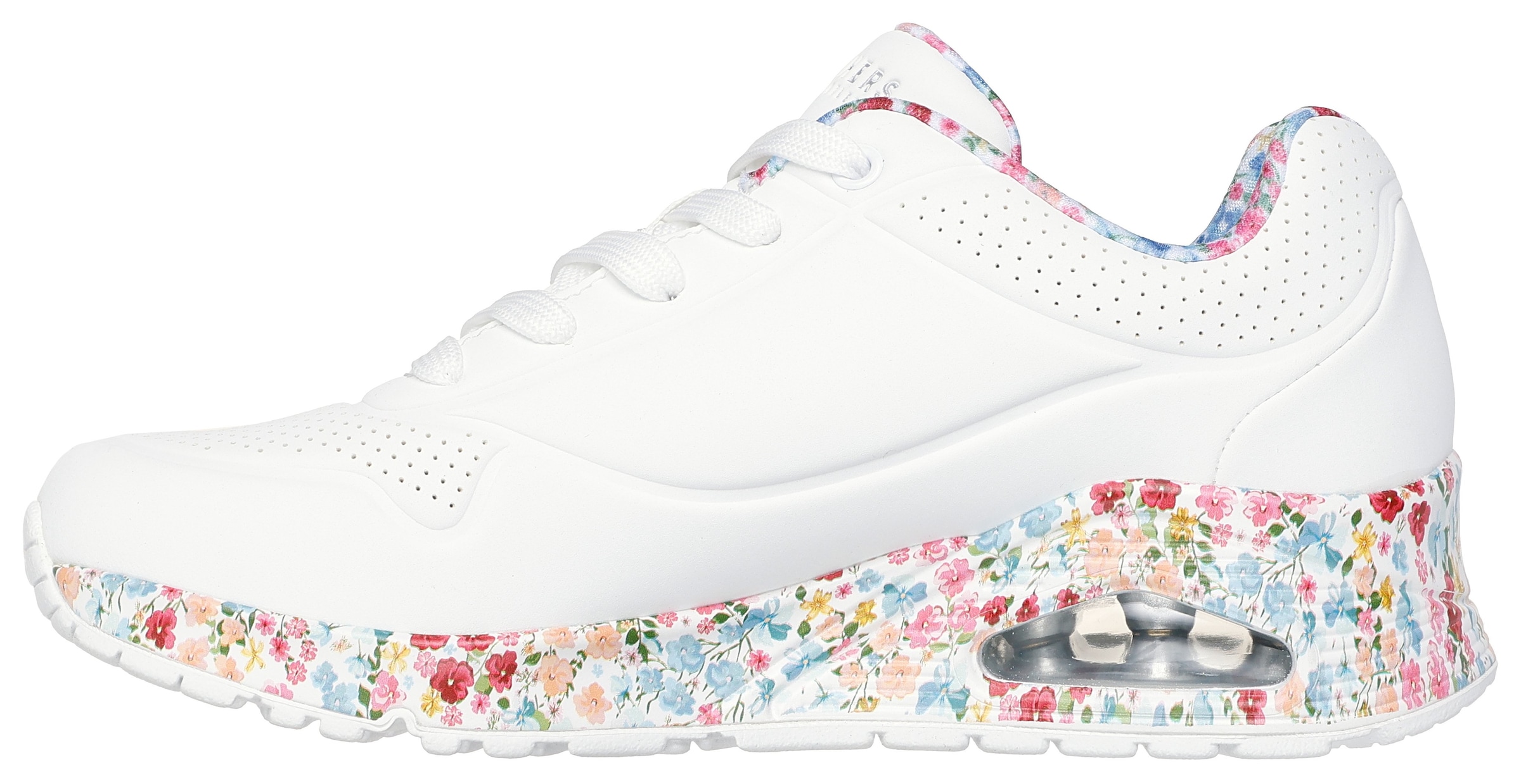 Skechers Sneakers »UNO-MAJESTIC GARDEN«  , sneaker compensée, sneaker plateforme avec semelle imprimée