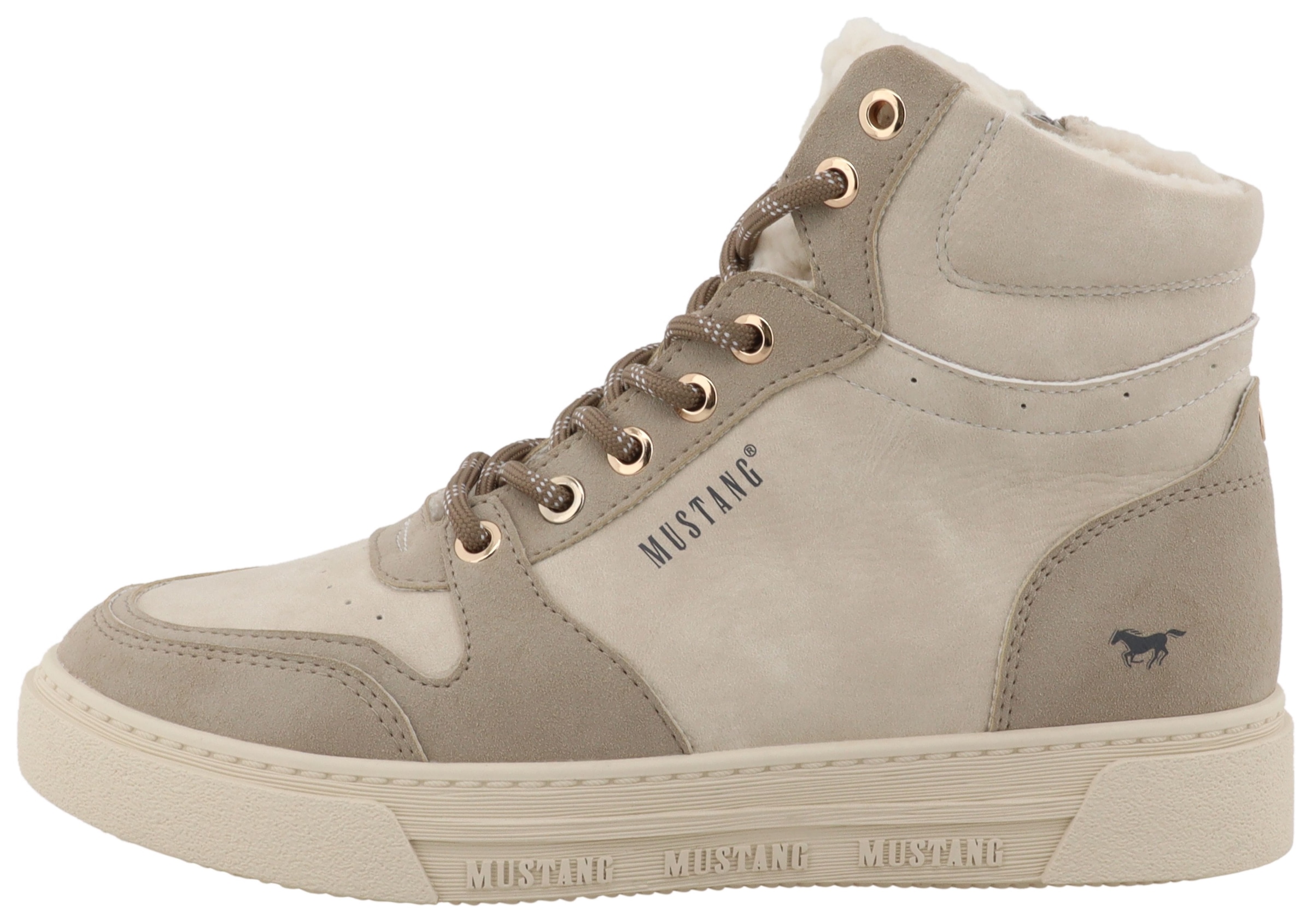 Mustang Shoes Bottes d'hiver »Rhonda«  sneakers montantes, boots d’hiver avec doublure chaude
