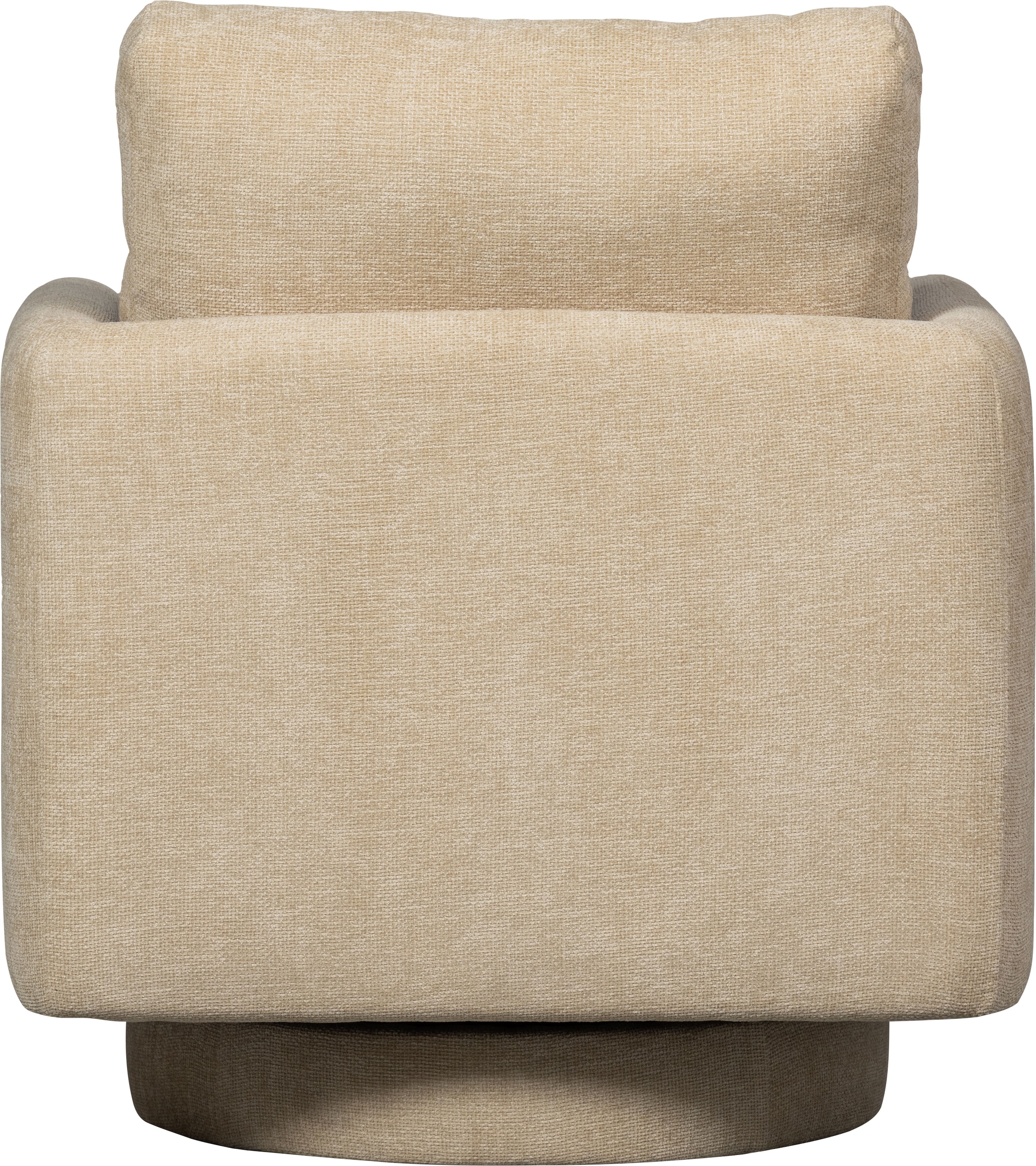 WOOOD Fauteuil pivotant »Oscar Chenille-Bezug mit Drehmechanismus, H64 x B78 x T79 cm« Charge maximale 120 kg, assise cubique, résistance maximale à l'usure