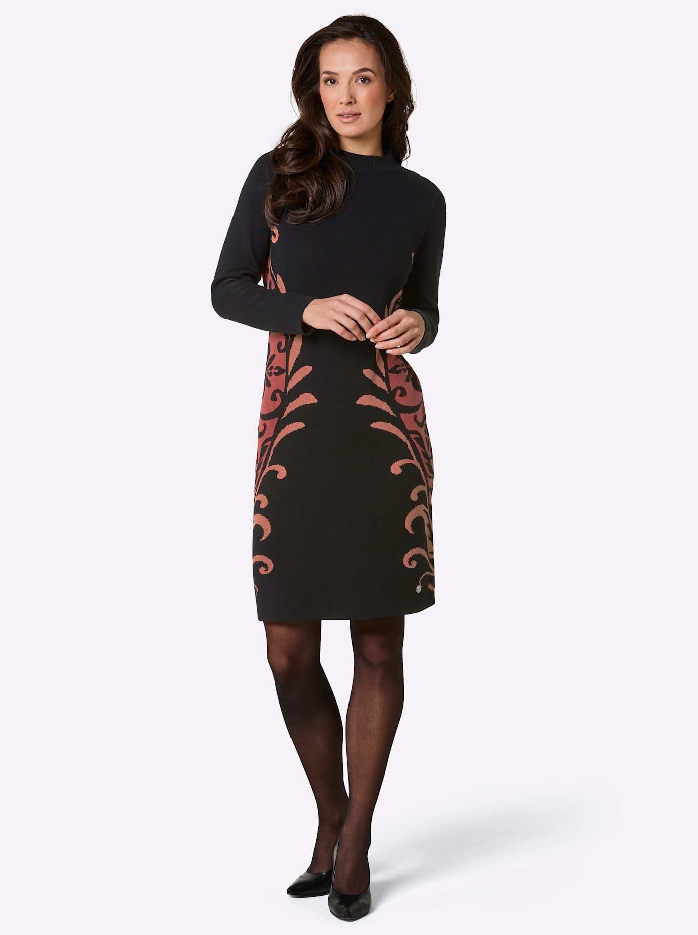CREATION L PREMIUM Robe en tricot »Merino-Lyocell-Strickkleid«