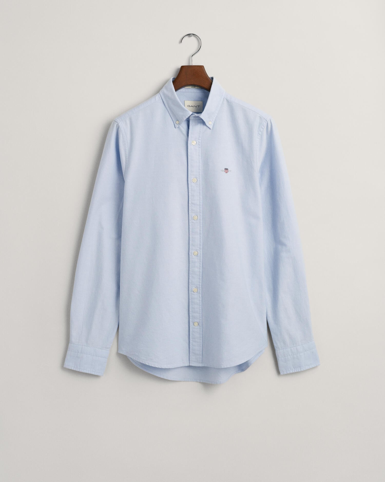 Gant Langarmhemd »Slim Fit Oxford Hemd strukturiert langlebig dicker« Oxford Hemd Slim Fit