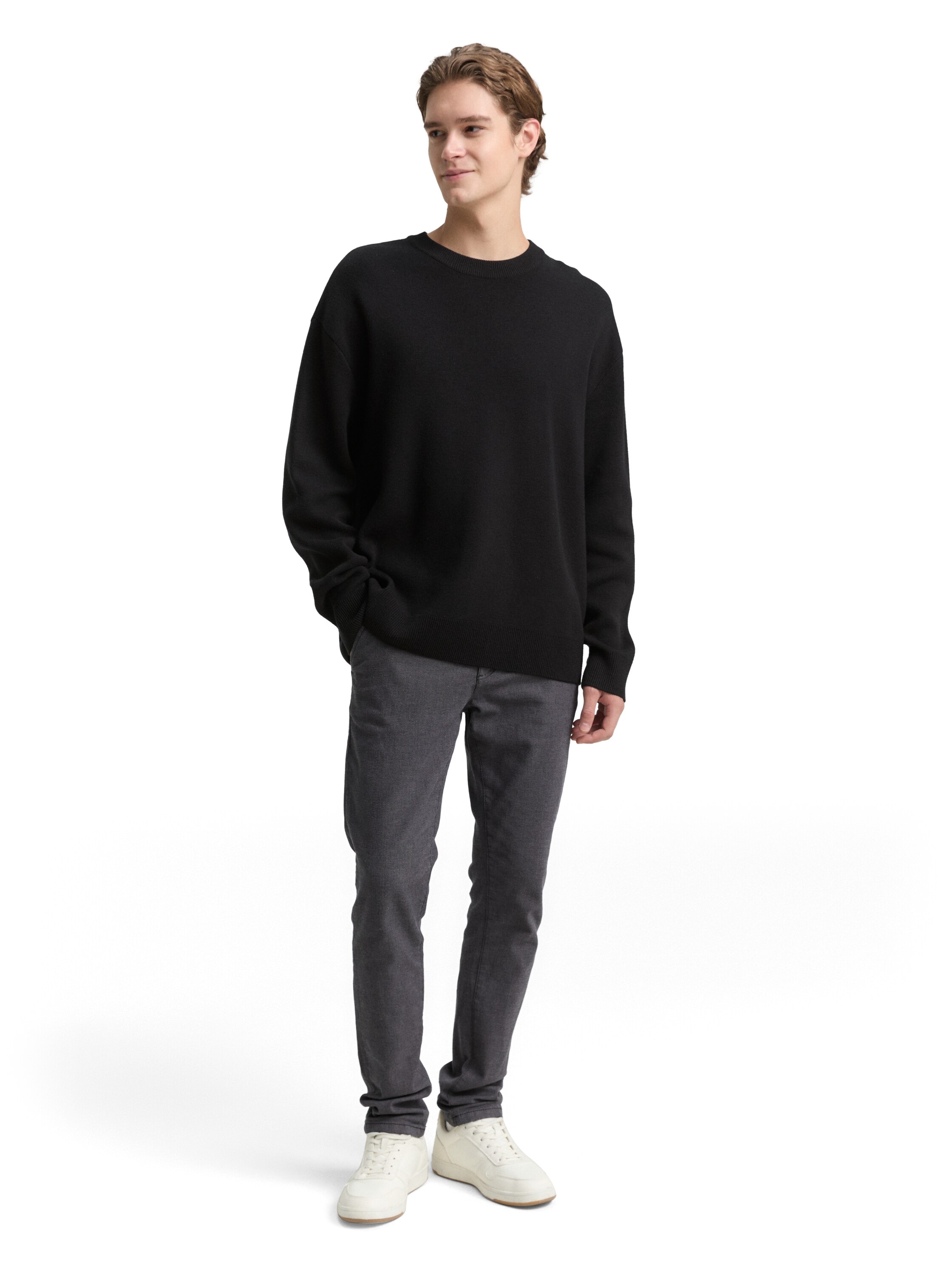 TOM TAILOR Denim Chinos  mit Gürtel