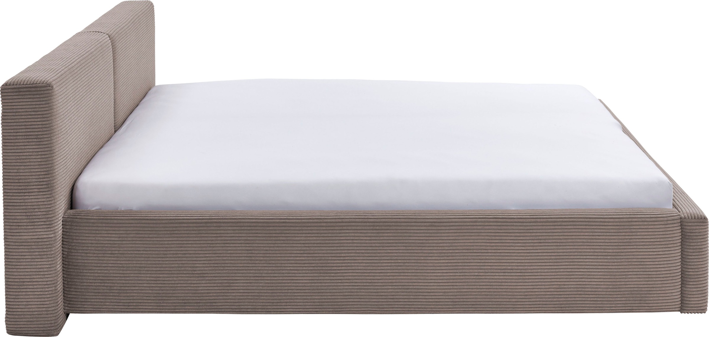 meise.möbel Lit rembourré »Cube wahlweise mit Matratze und Bettkasten« extra flaches Kopfteil, erhältlich in den Breiten 140cm, 160cm & 180cm