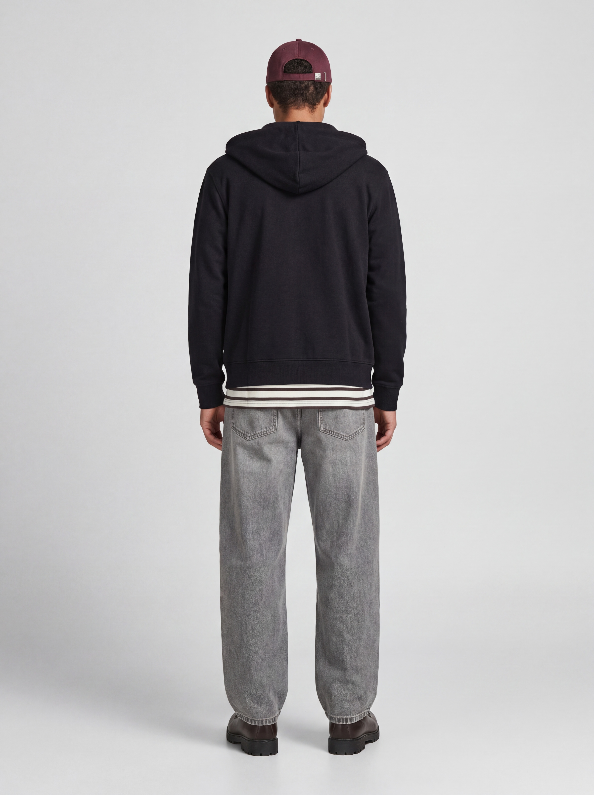 Jack & Jones Sweat à capuche »JJEACE SWEAT ZIP HOOD NOOS« mélange coton, coupe décontractée