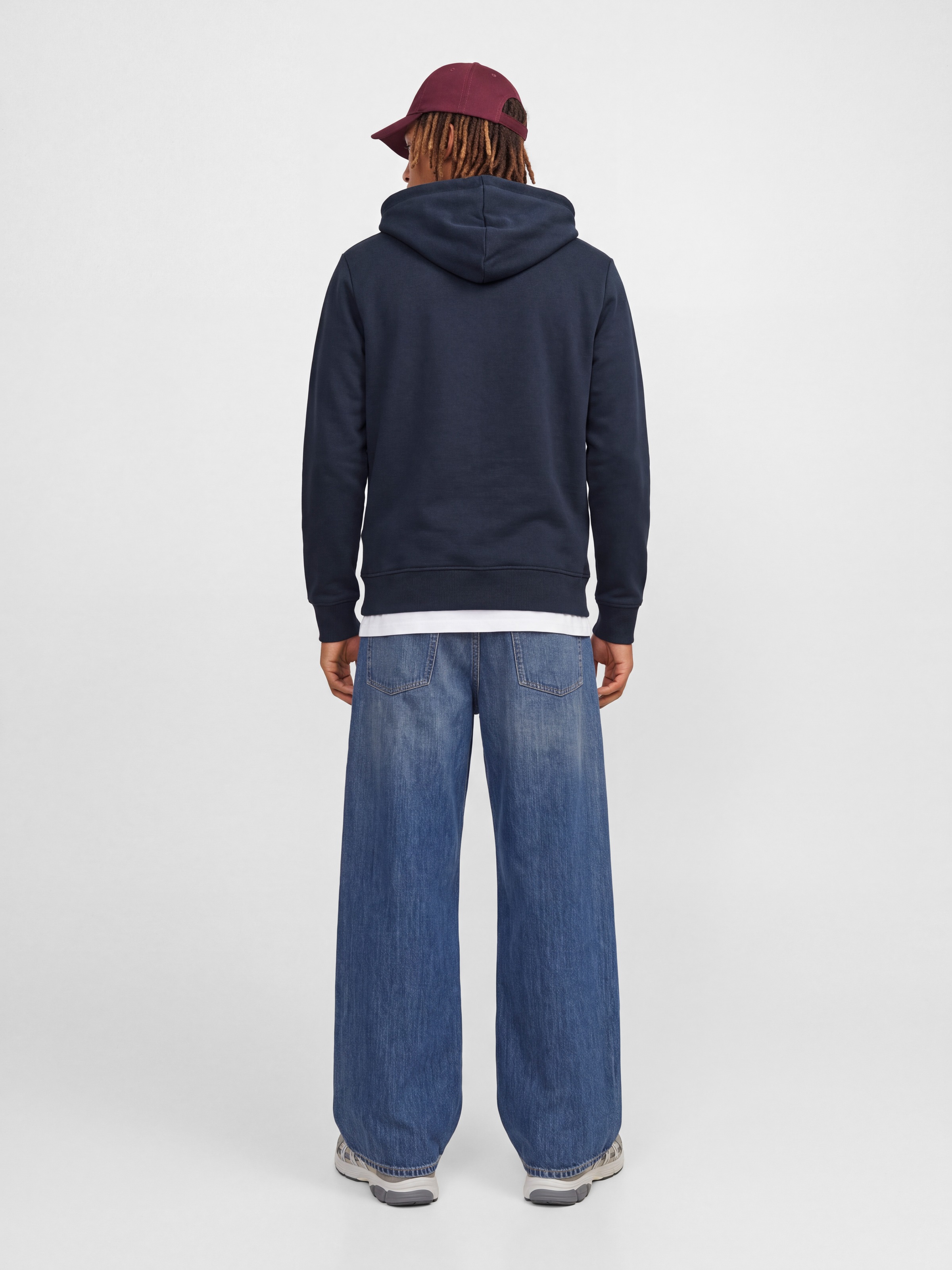 Jack & Jones Kapuzensweatshirt »JJBUSTER SWEAT HOOD BTS«, Baumwollmischung, normal geschnitten
