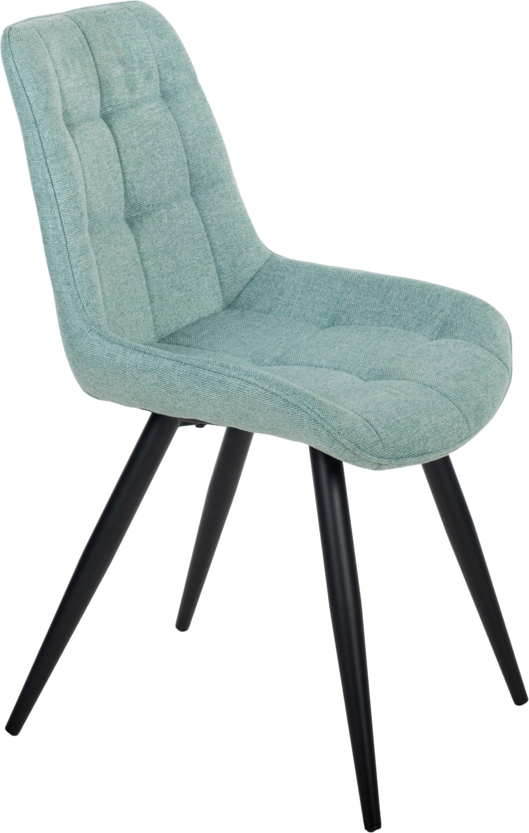 Duo Collection Chaise de salle à manger »Iris Esszimmerstuhl, 4er-Set« (Ensemble) 4 cuisrevêtement en tissu robuste, rembourrage matelassé, supporte jusqu'à 110 kg