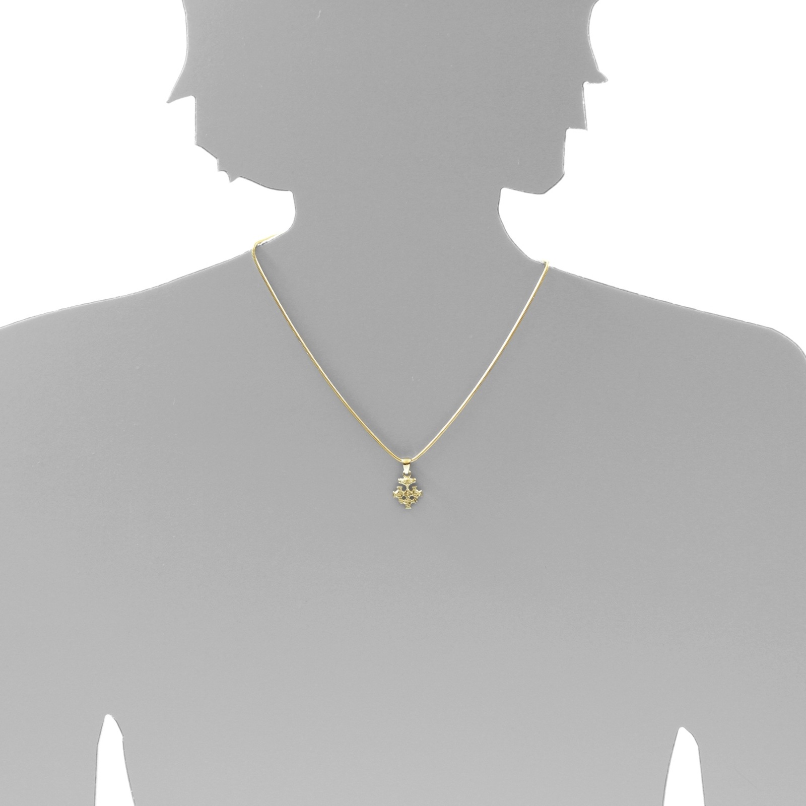 OSTSEE-SCHMUCK Pendentif chaîne »Ostsee-Schmuck Anhänger Hiddensee 15 x 13 mm« 1 cuis tlg.