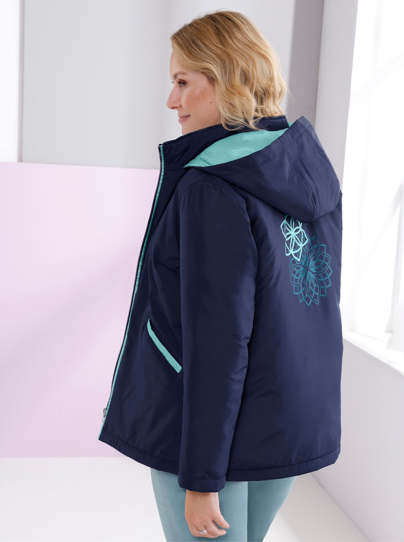 Classic Basics Veste longue mit Kapuze