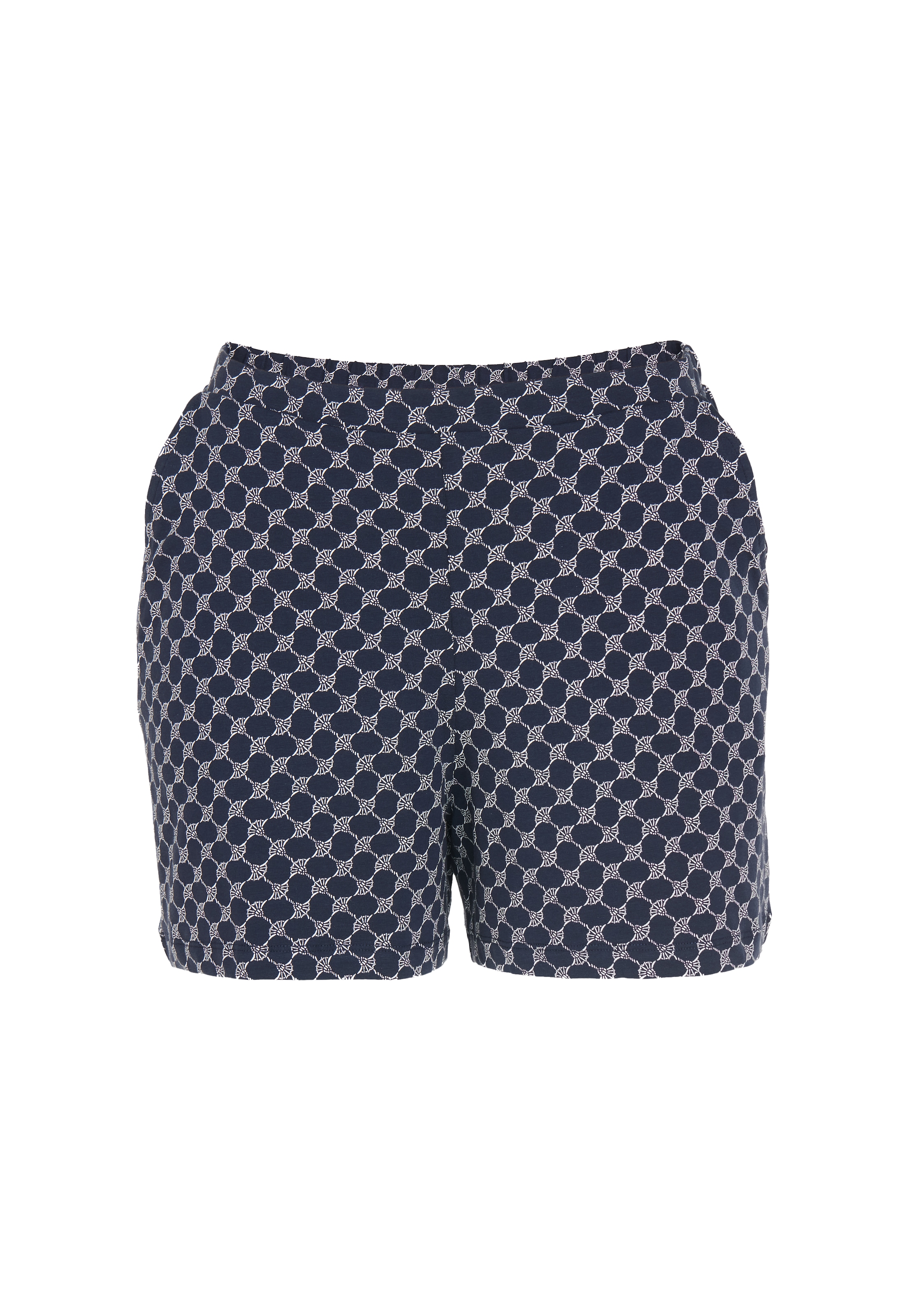 JOOP! Short de nuit »Cosy«  avec motif all-over cornflower, ceinture élastique