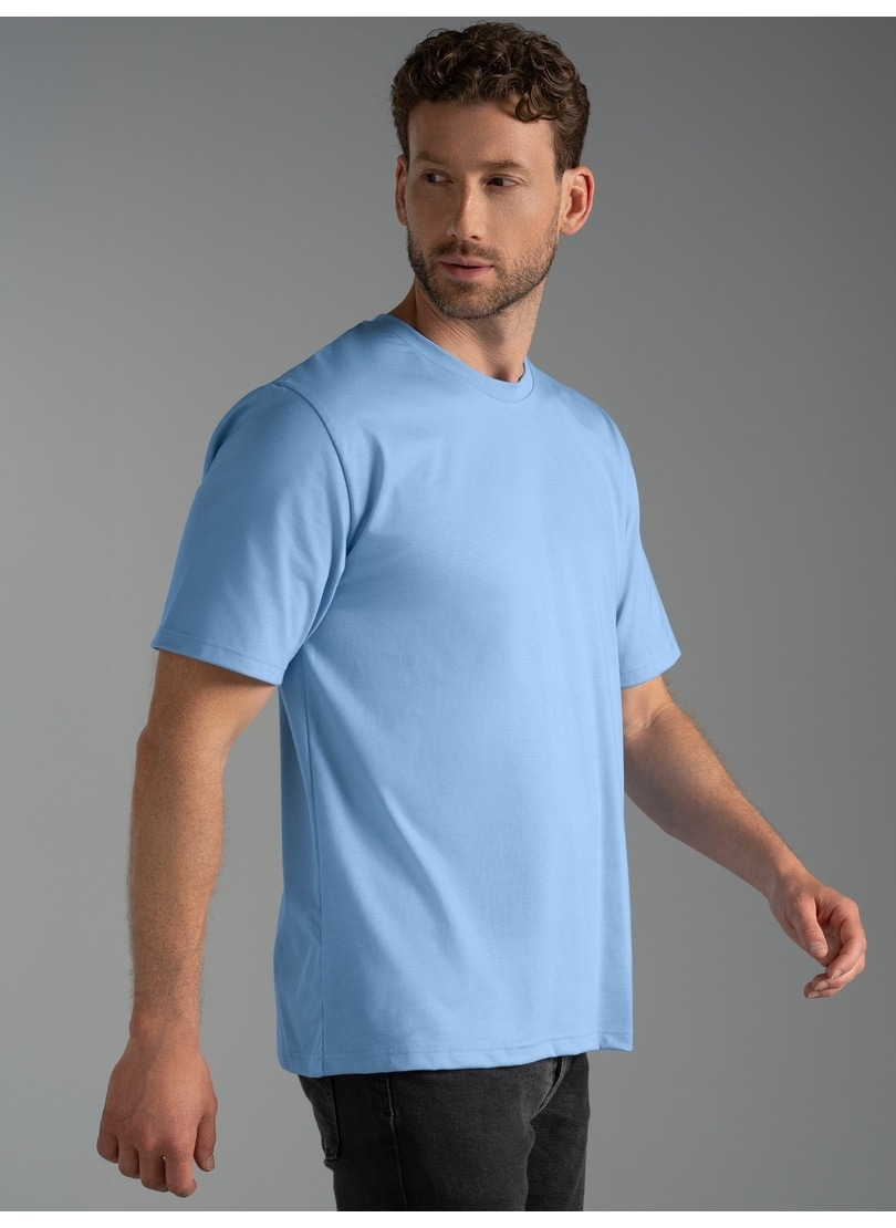 Trigema T-Shirt »TRIGEMA T-Shirt DELUXE Baumwolle« 1 Stk.