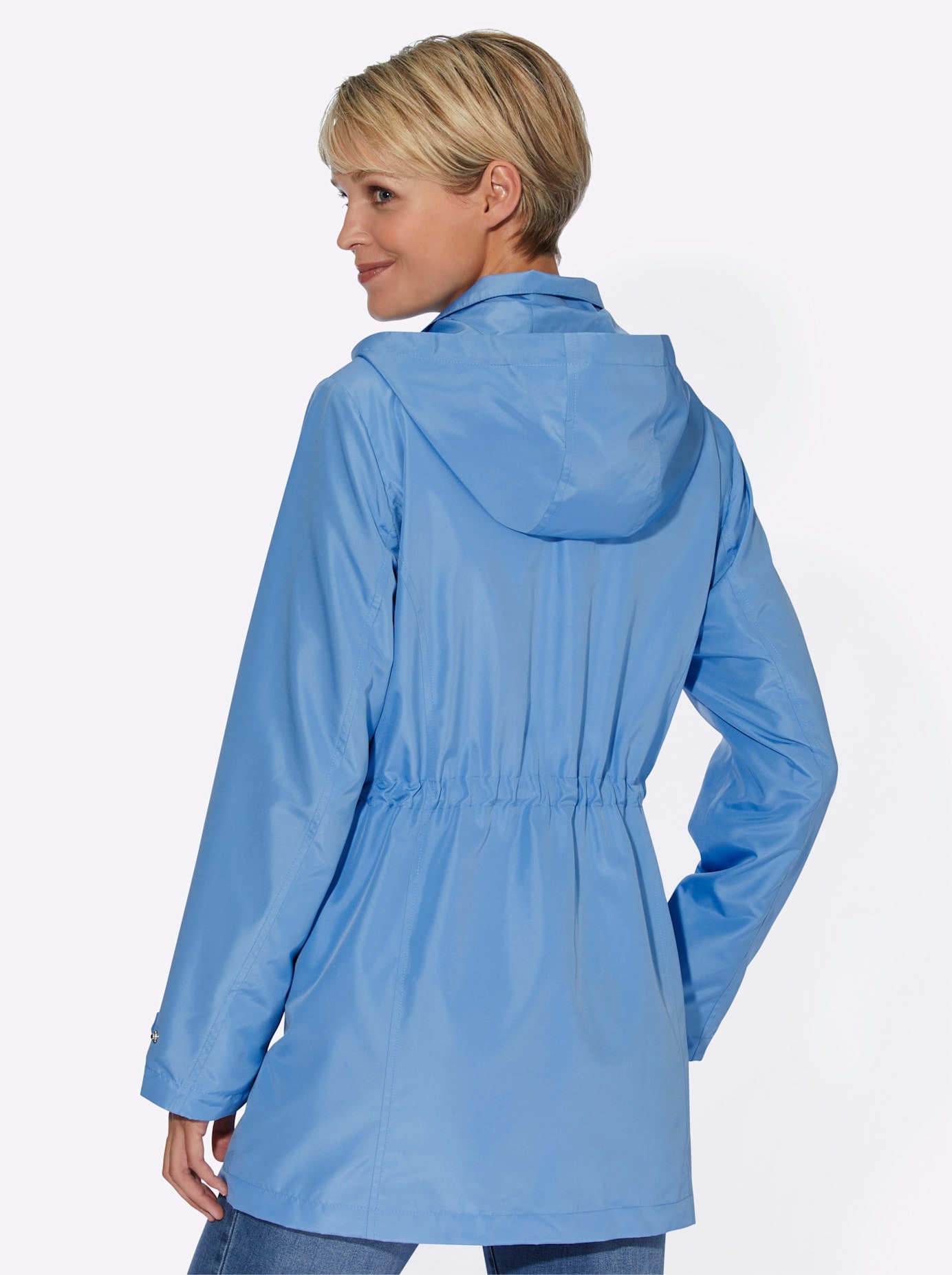 Classic Basics Langjacke mit Kapuze