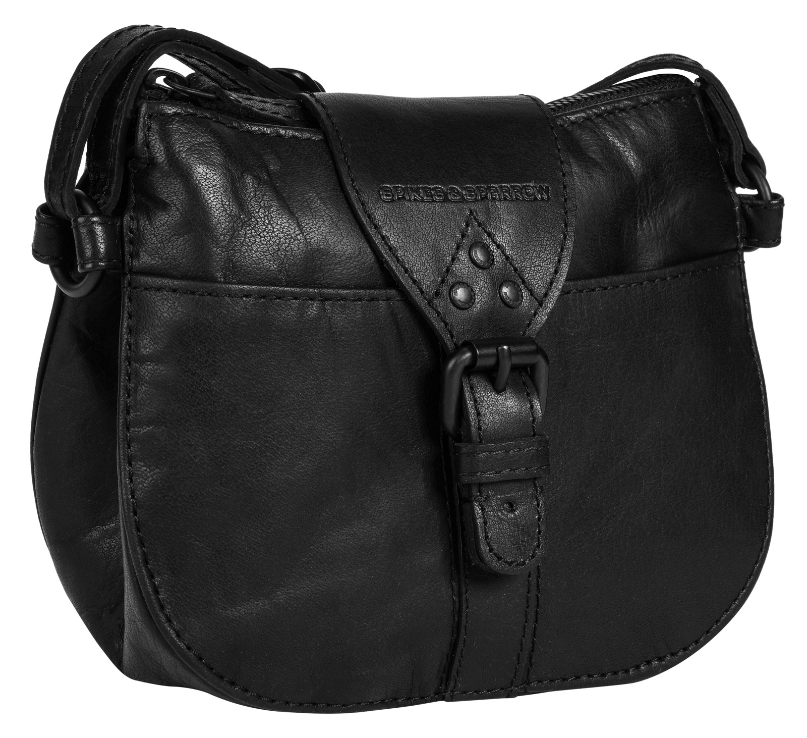 Spikes & Sparrow Sac à bandoulière »SPIKES & SPARROW Damen echt Leder« cuir véritable