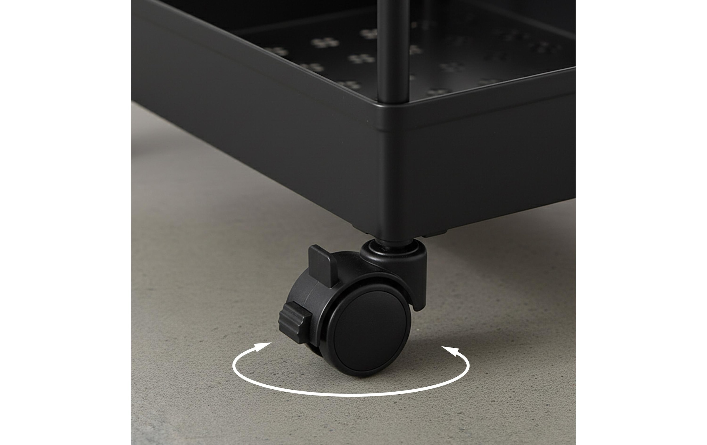 relaxdays Chariot de cuisine »62.5 x 40 x 22 cm« Mobiler Allzweckwagen mit 3 Ebenen