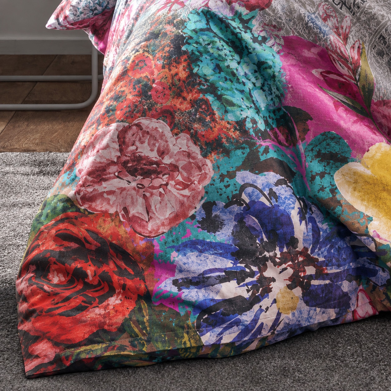 APELT Bettwäsche »Evita« 2 Bettwäsche-Set mit Reissverschluss, Baumwoll-Satin, Digitaldruck
