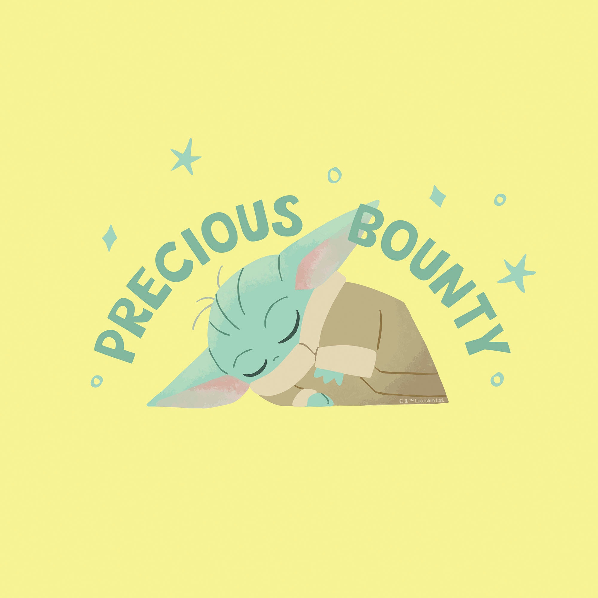 Komar Leinwandbild »The Mandalorian Little Grogu Precious - Grösse 30 x 30 cm« Disney 30 x 30 cm (Breite x Höhe), 1 Stk. tlg. Keilrahmenbild mit Echtholzrahmen, Kinderzimmer