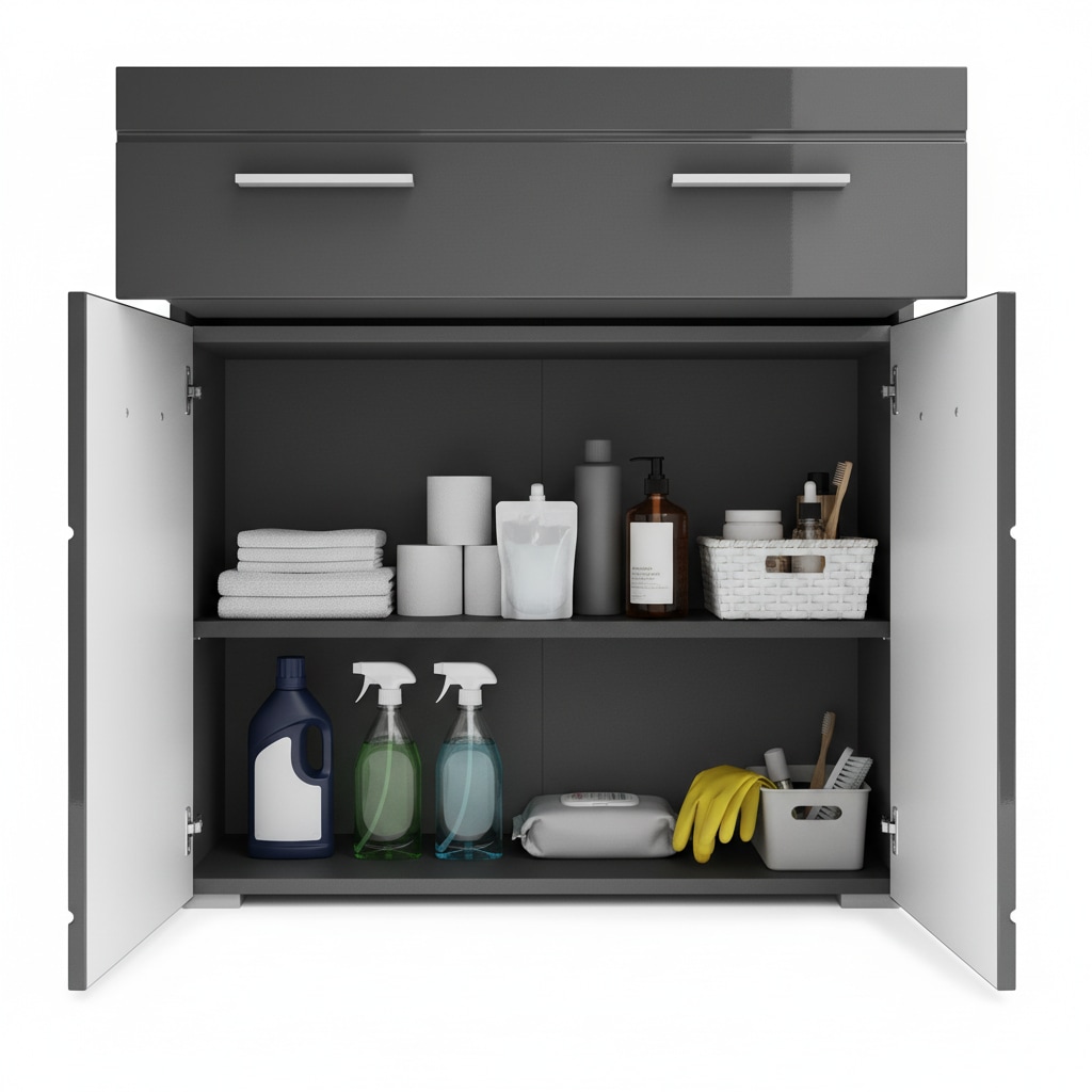 GOODproduct Unterschrank »Föhr« minimalistisch, zeitlos, hochglänzend