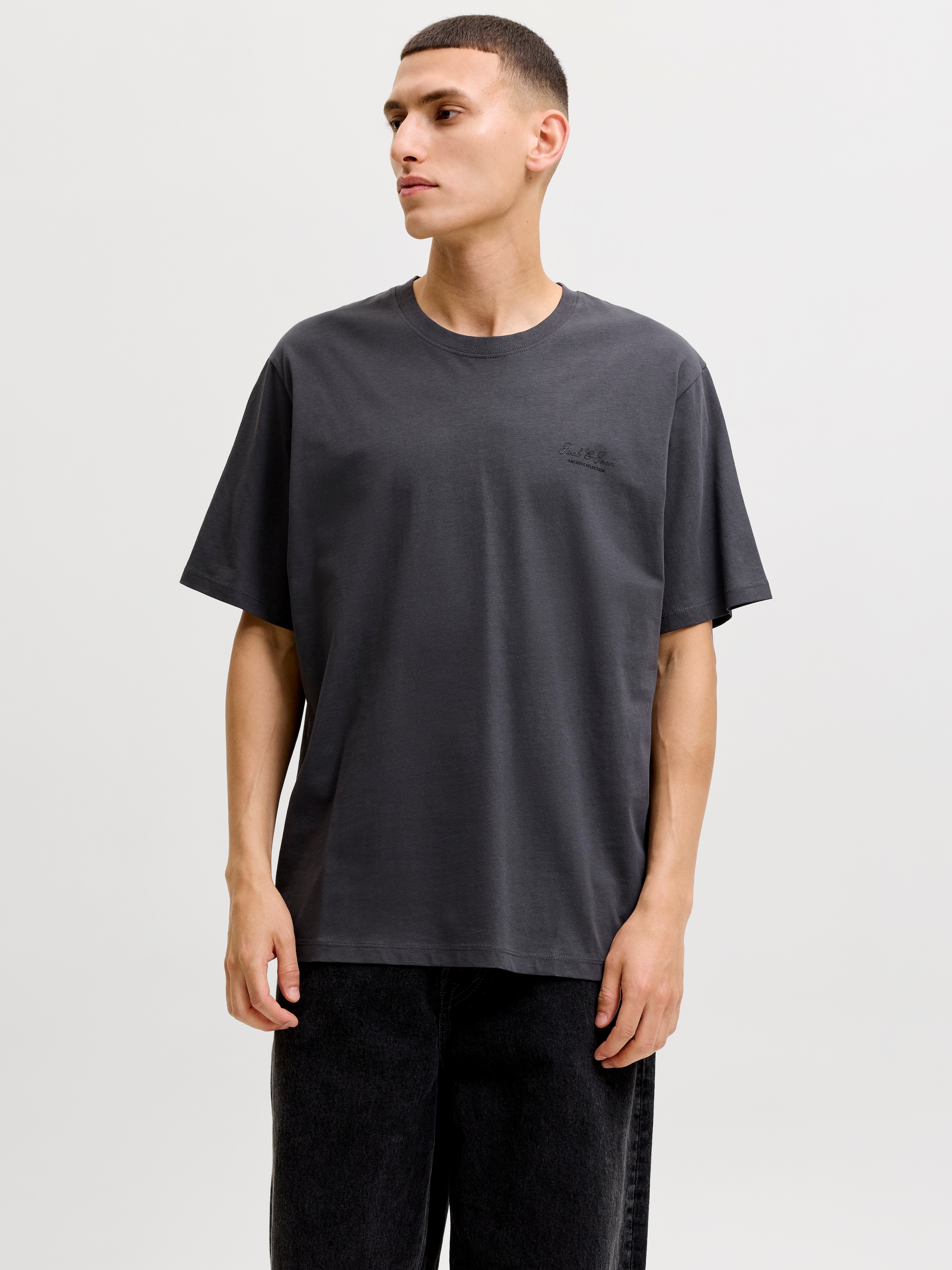 Jack & Jones T-Shirt »JJEARCHIVE GRAPHIC TEE SS O-NECK 3PK MP« Packung, 3 Baumwolle, relaxed fit