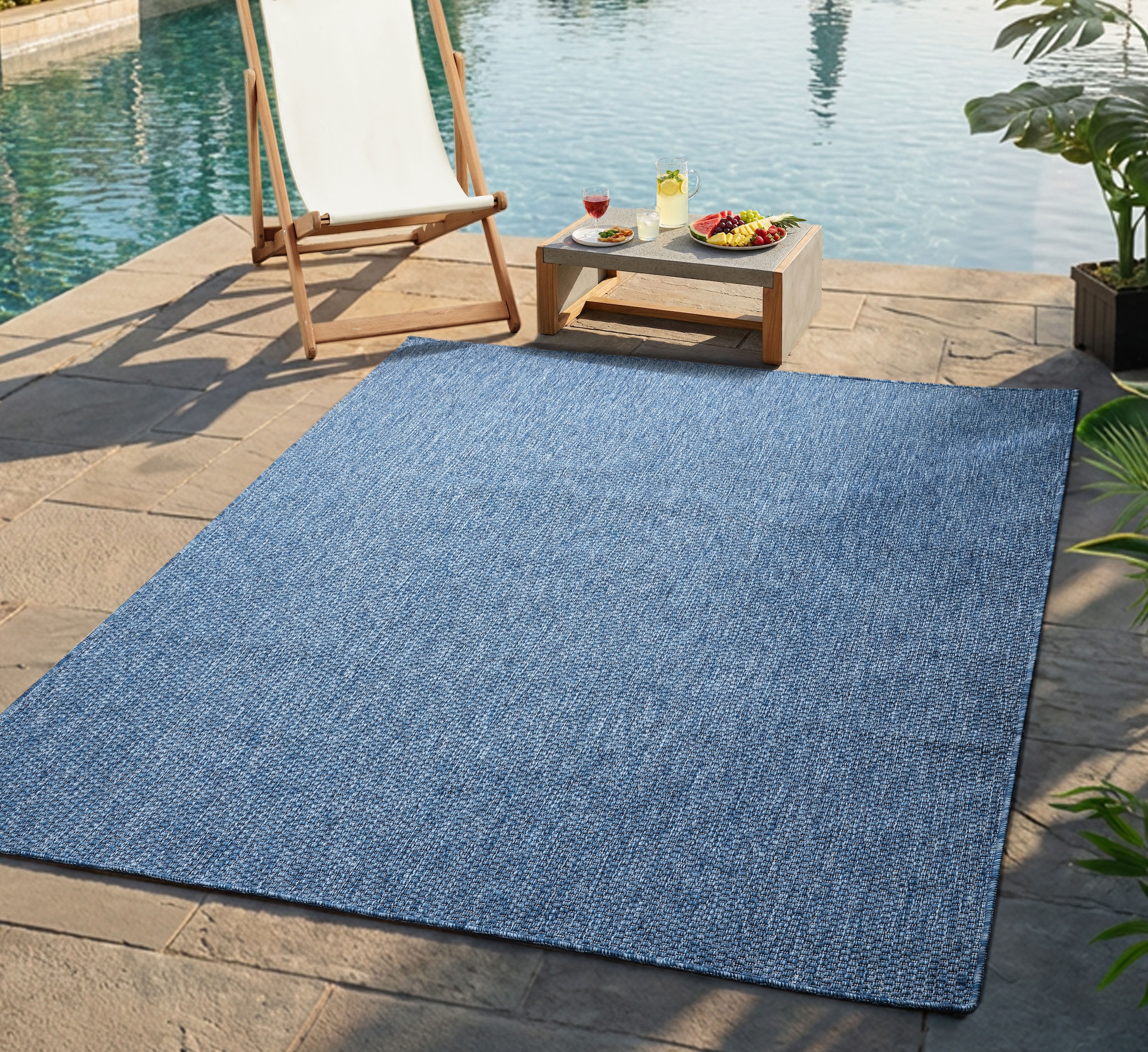 Bruno Banani Teppich »Venezia, auch als Läufer« rechteckig 4 mm Höhe In- und Outdoor geeignet, Sisal-Optik, Wetterfest & UV-beständig