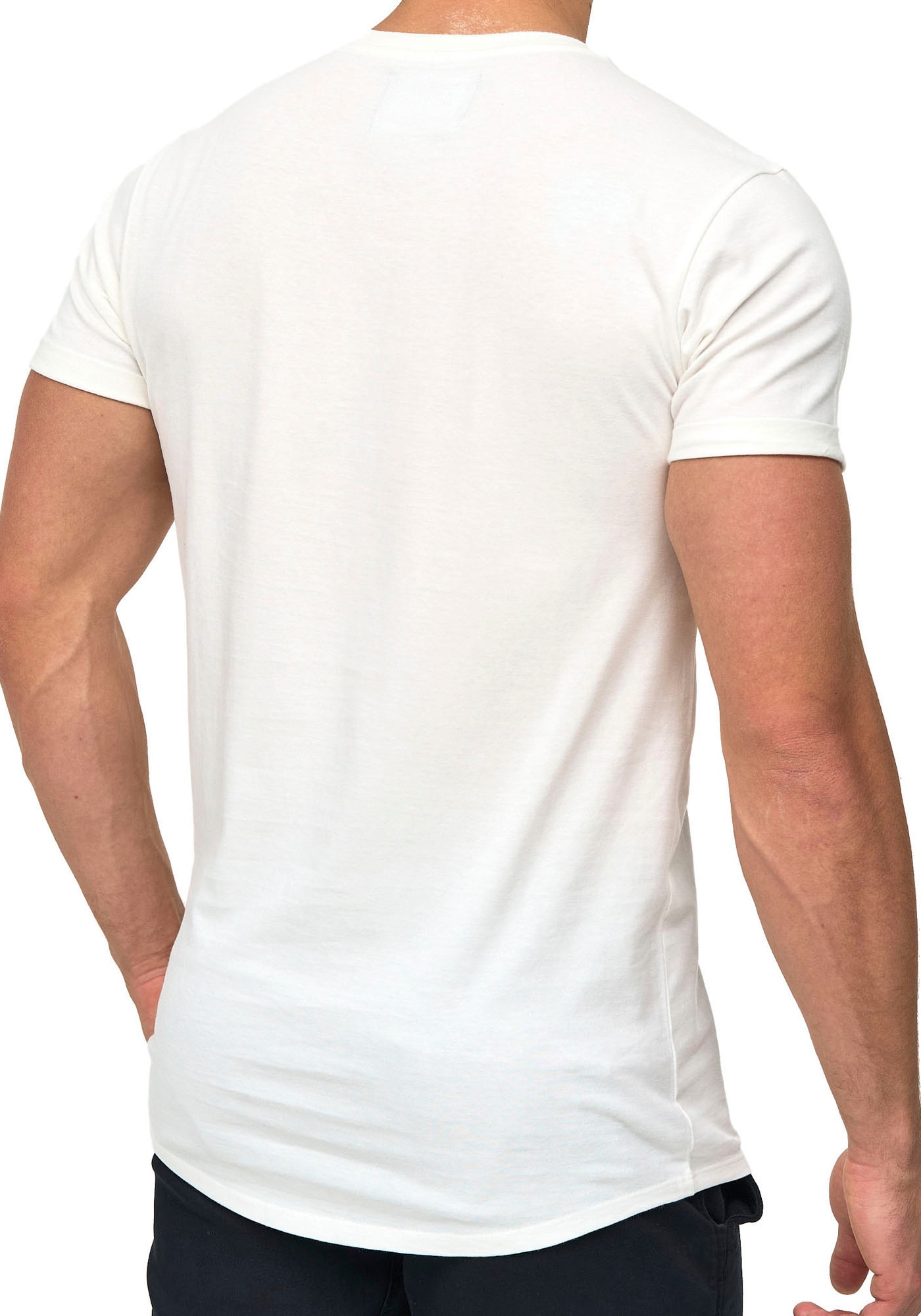 Indicode Shirt à col rond »INKloge«