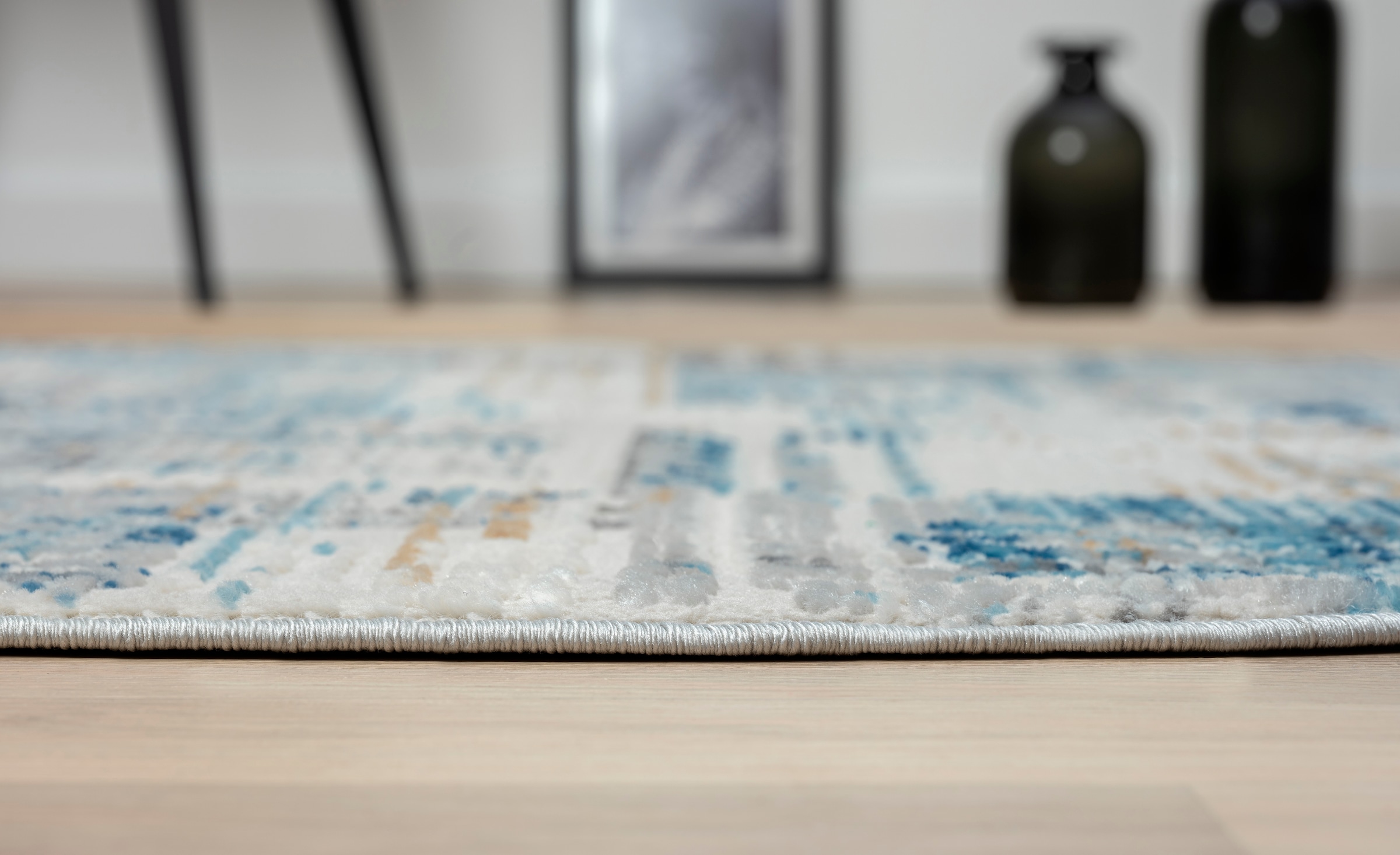 GOODproduct Teppich »Niamh, LAGERRÄUMUNG!« rechteckig 8 mm Höhe Kurzflor, modernes Design, pflegeleicht, Wohnzimmer