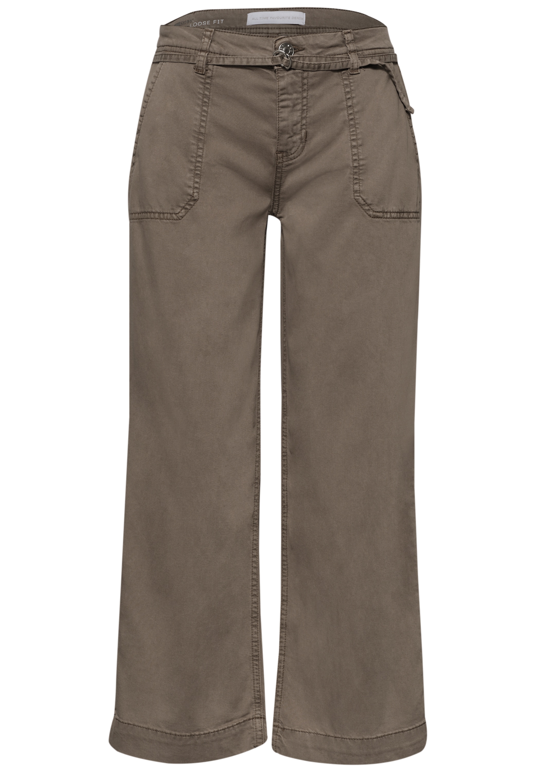STREET ONE Jeans large »Style Emee« Jean Wide Leg avec détail ceinture