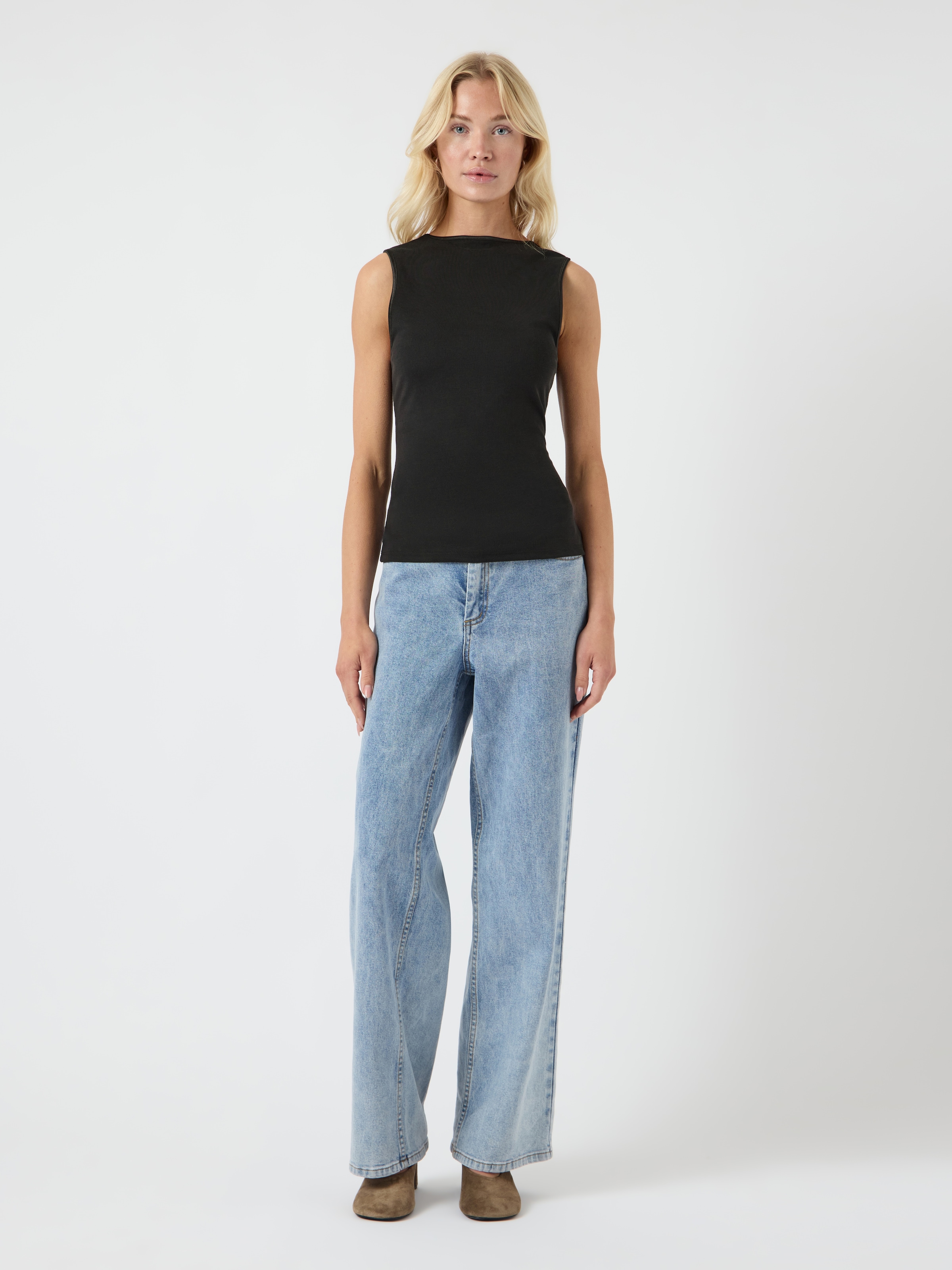 Y.A.S Débardeur »YASPALOMA TANK TOP NOOS« mit Satinpaspel