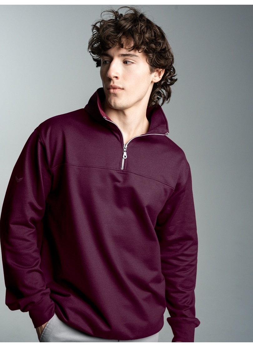 Trigema Sweatshirt »TRIGEMA Sweatshirt mit Reissverschluss«

