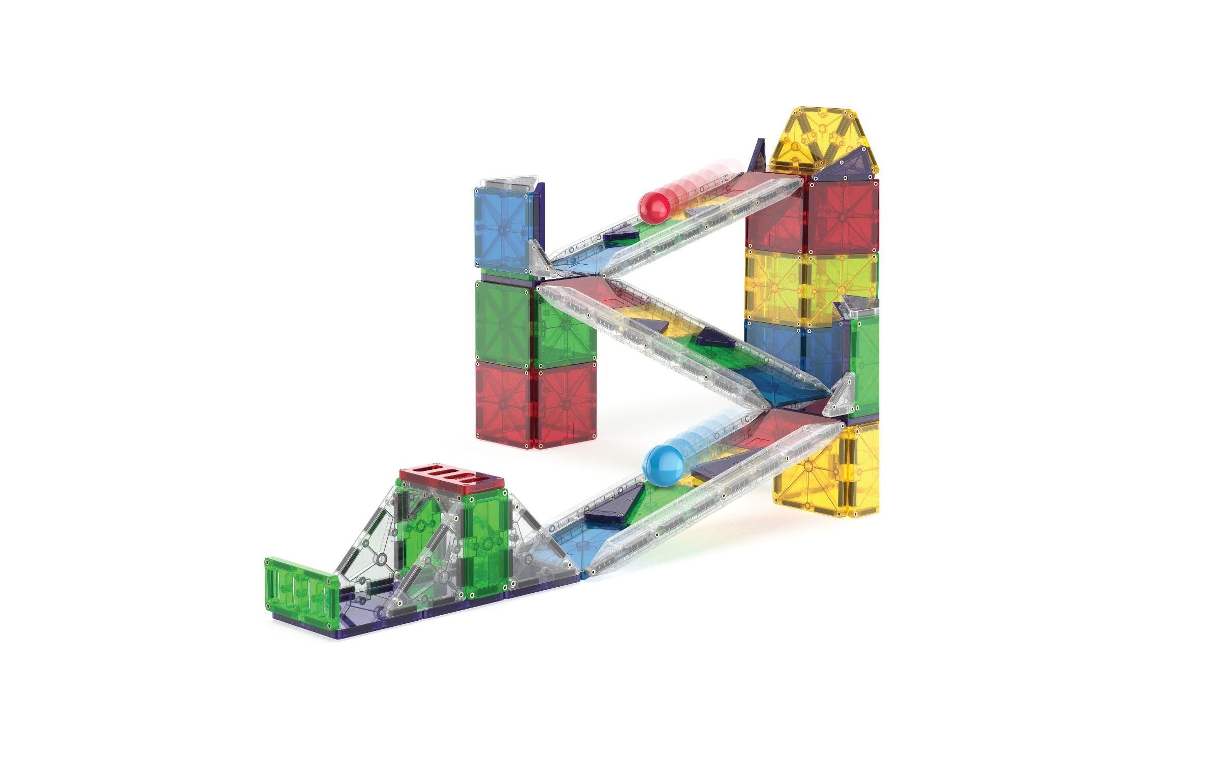   Steinbaukasten »Magna-Tiles Rail Racers Deluxe 90 Teile«