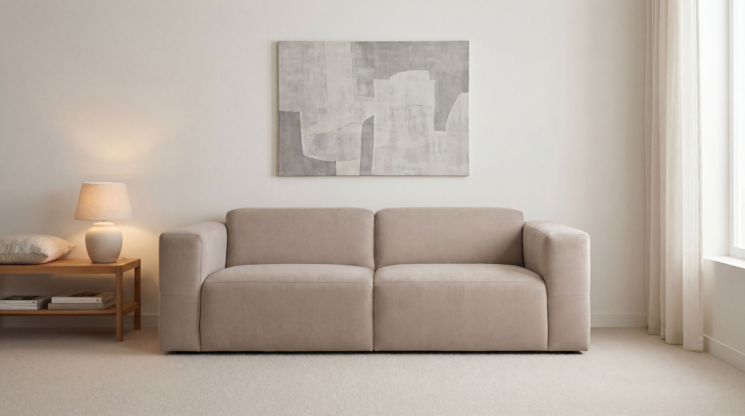 GOODproduct 3-Sitzer »Kelani« mit dekorativer Knopfsteppung an den Armlehnen