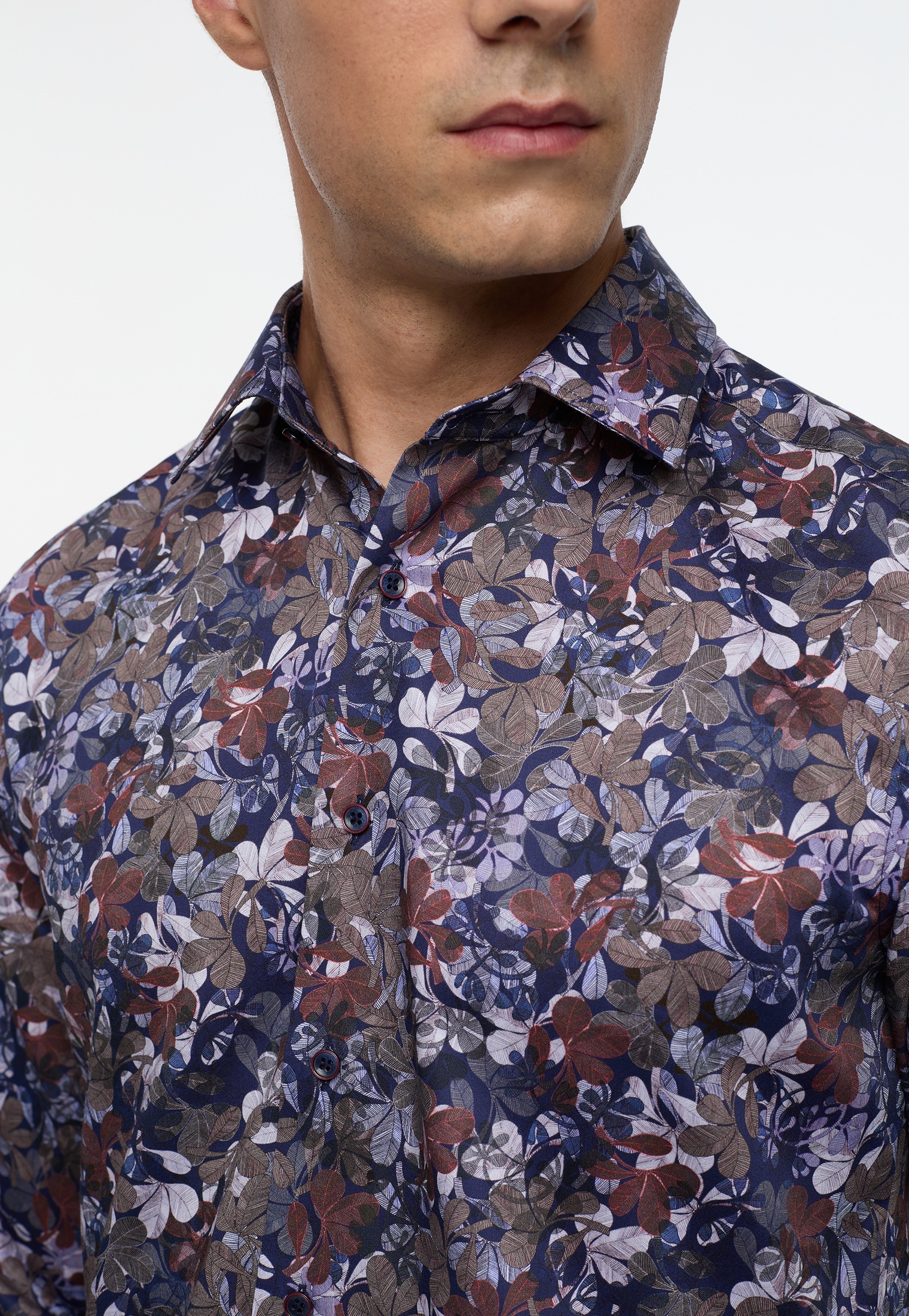 Eterna Langarmhemd »SLIM FIT«