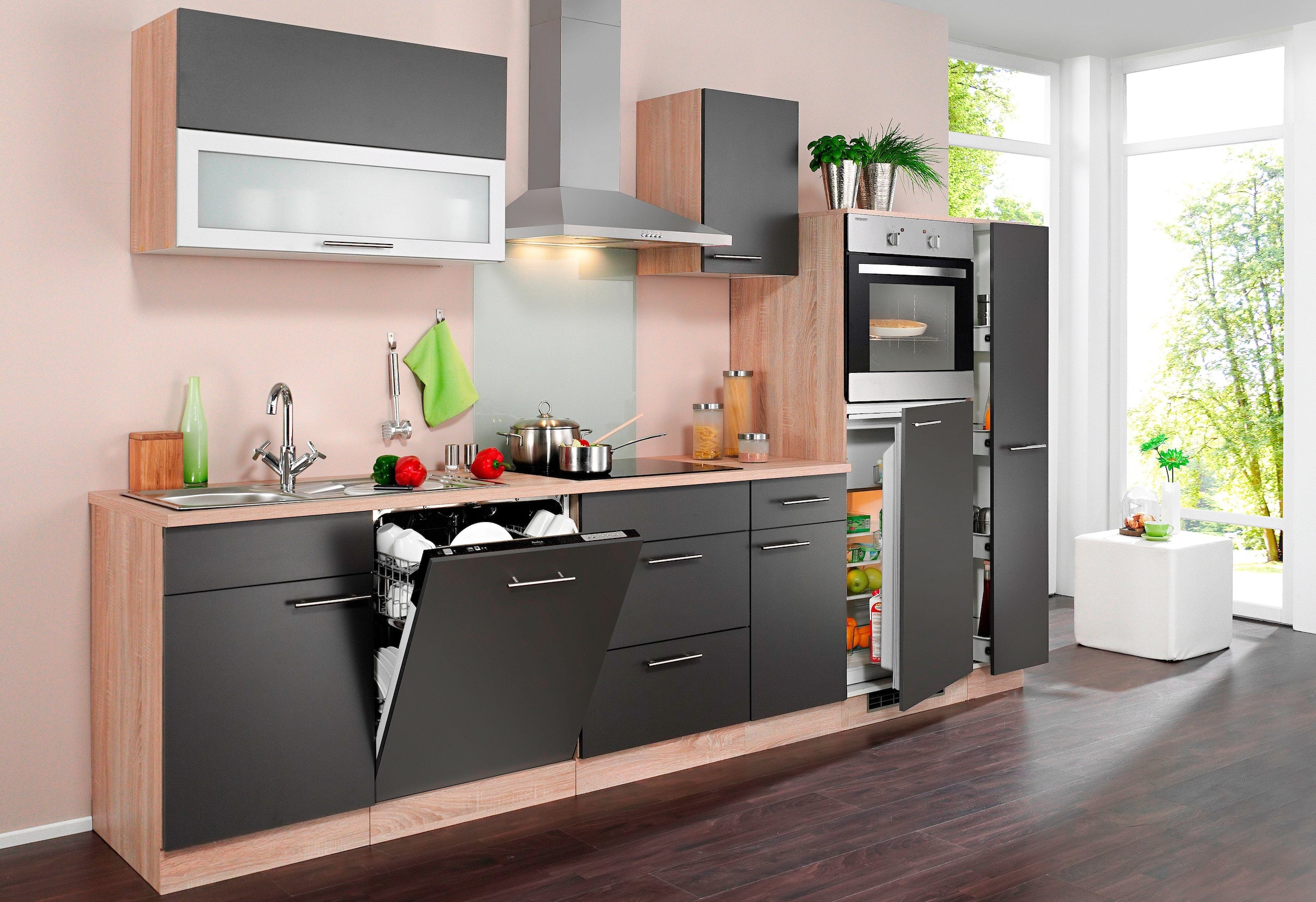 wiho Küchen Armoire suspendue »Montana« largeur 100 cm