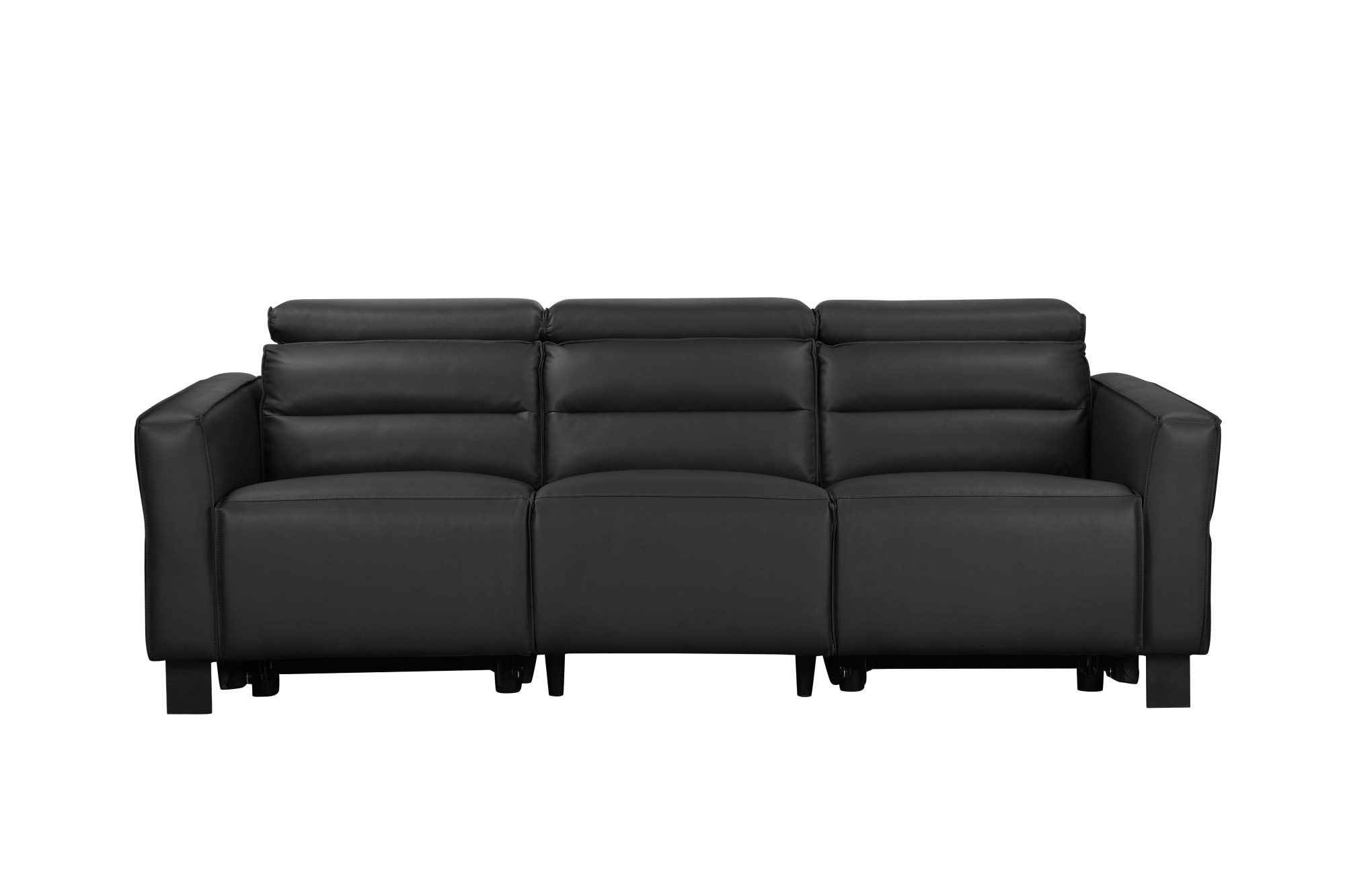 Home affaire 3-Sitzer »Carpari, 224cm, manuelle od. elektrische Relaxfunktion in 2 Sitzen« mit USB-A/C, Kopfteilverstellung, Echtleder, Kunstleder, Webstoff