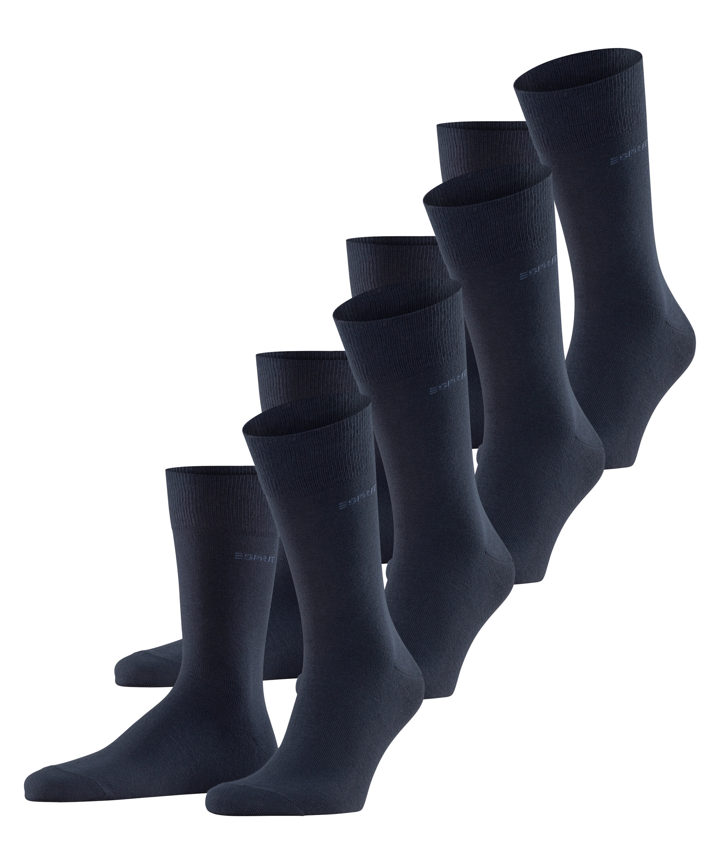 Esprit Chaussettes »Solid« Chaussettes unies, pack avantage basique, hauteur mollet