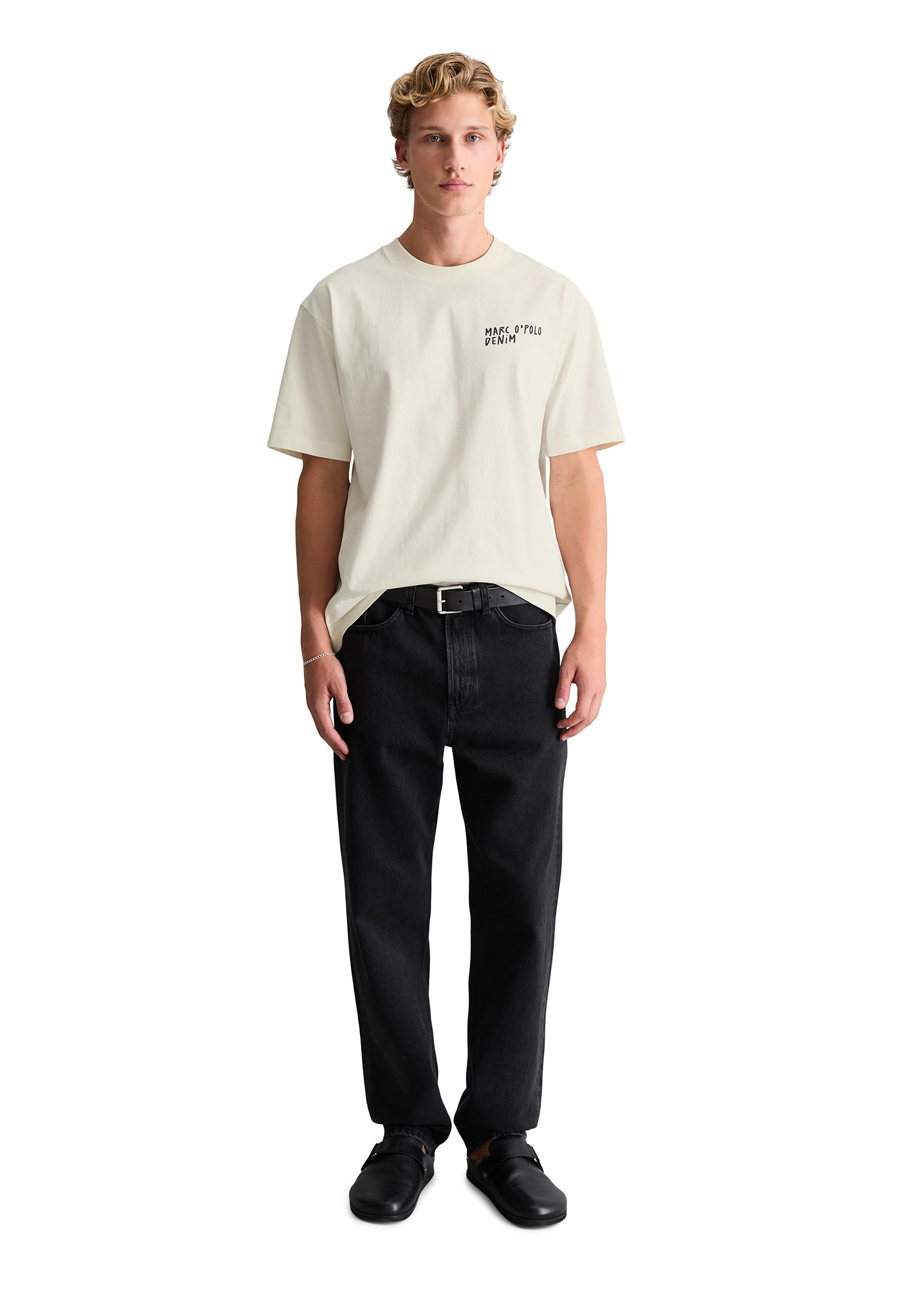 Marc O'Polo DENIM T-shirt relaxed avec imprimé dans le dos