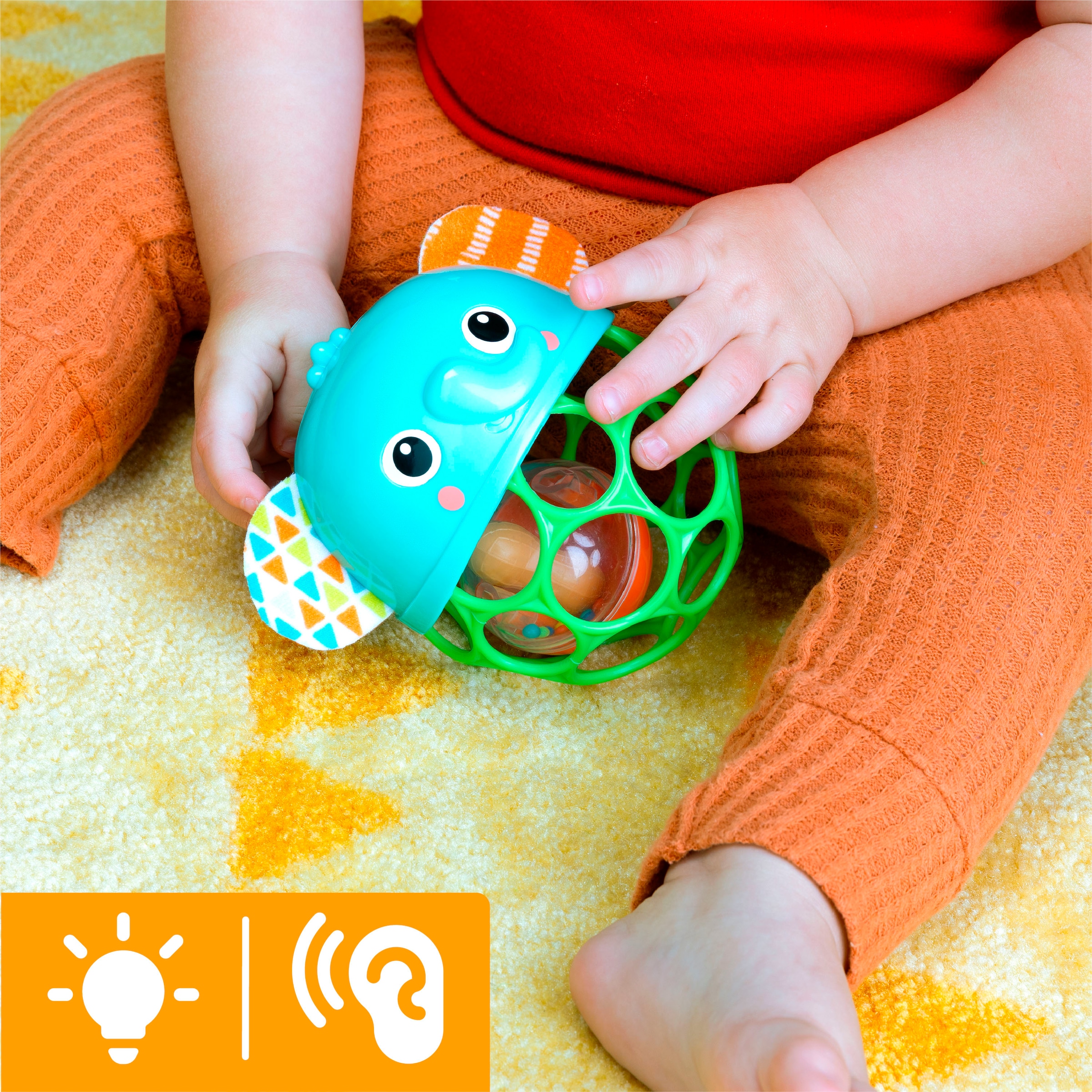 Bright Starts Lernspielzeug »Giggle & Glow  Musical Light-Up Toy« mit Licht und Sound