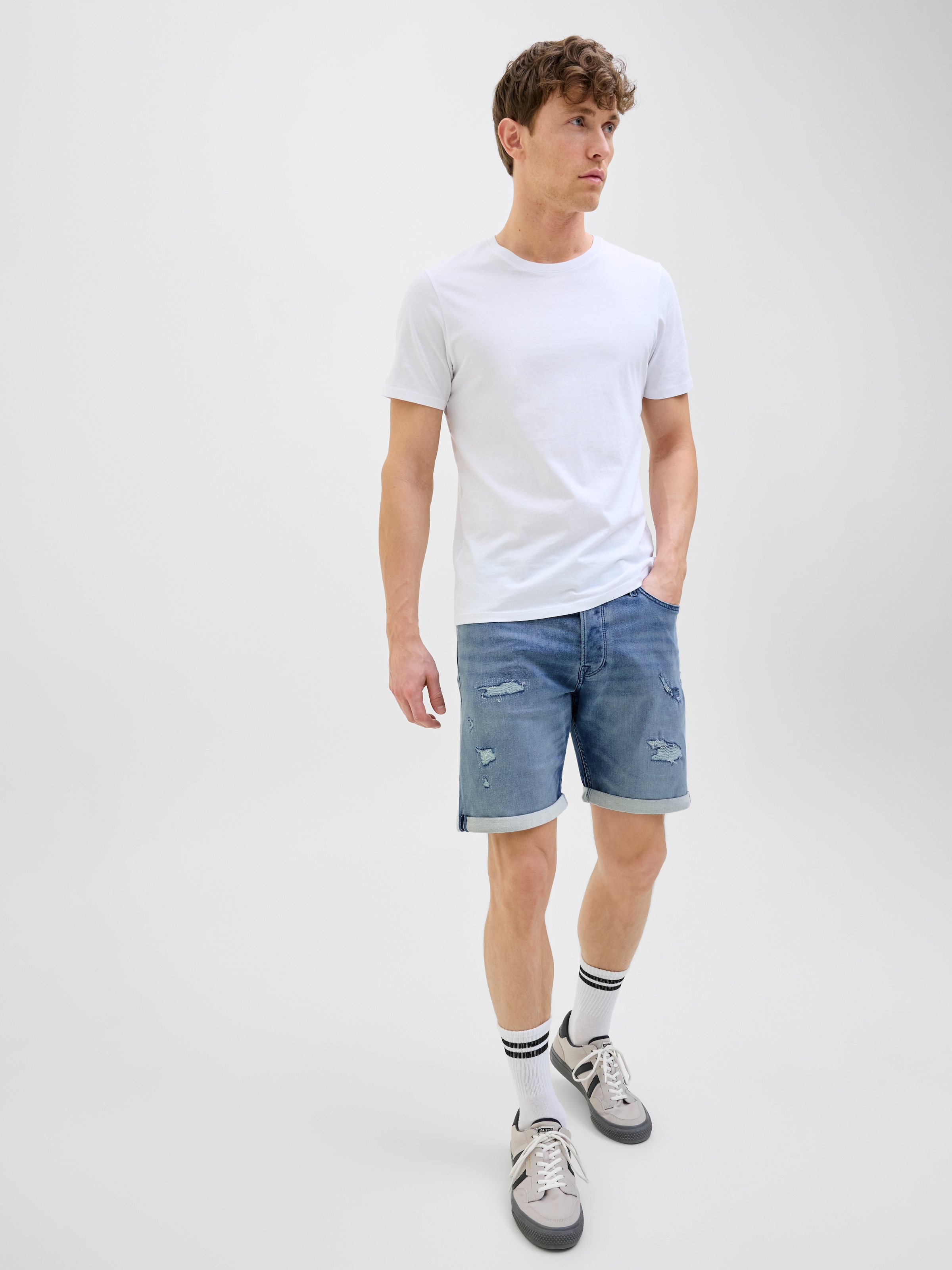 Jack & Jones Short »JJIRICK JJICON I.K. SHORTS GE 136 SN«  im Five-Pocket Style