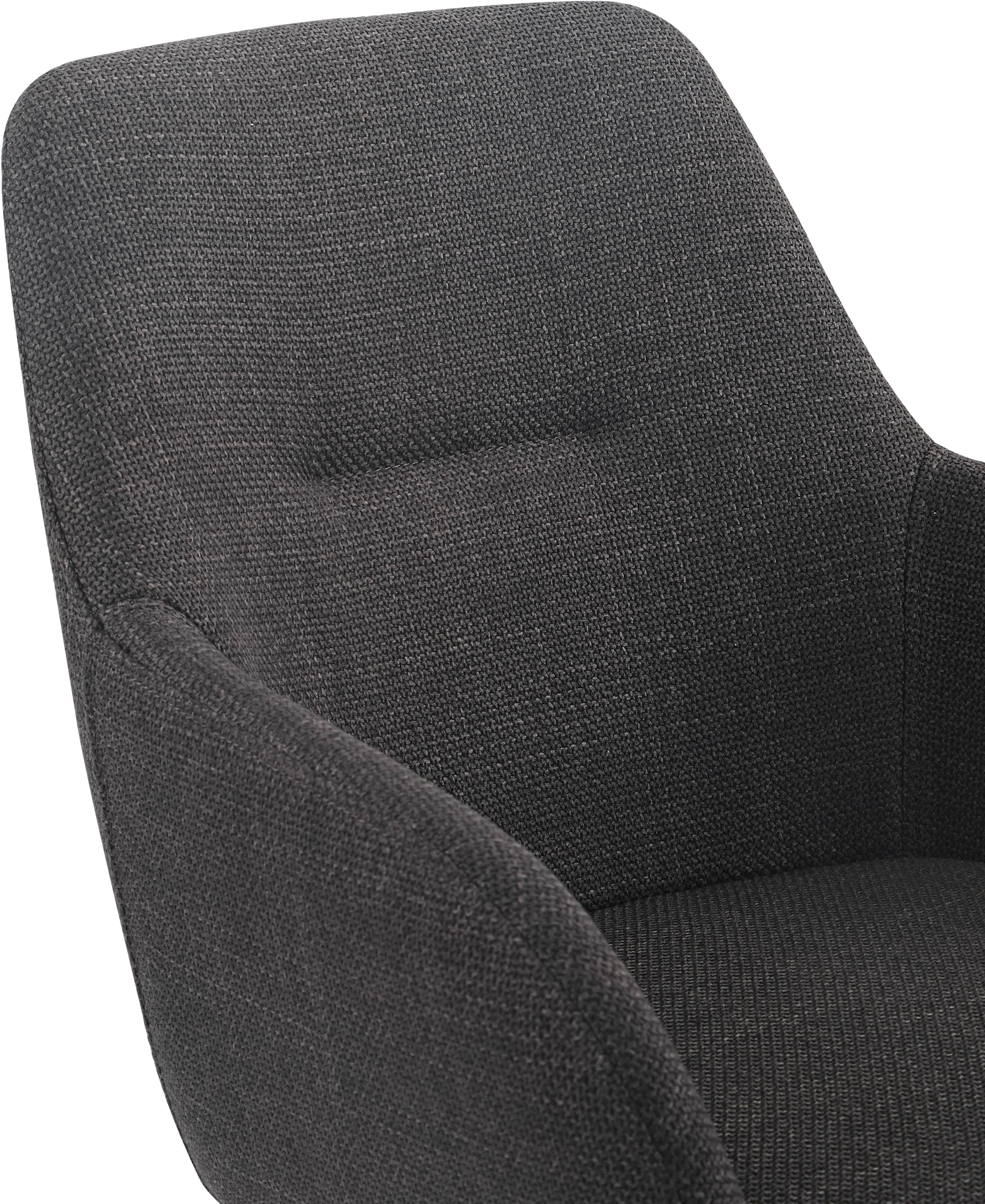 HELA Chaise avec accoudoirs »TRIEST« (Set) 1 cuisSessel, 360° drehbar, Gestell abgeknickt, Relaxfunktion, Armlehnen