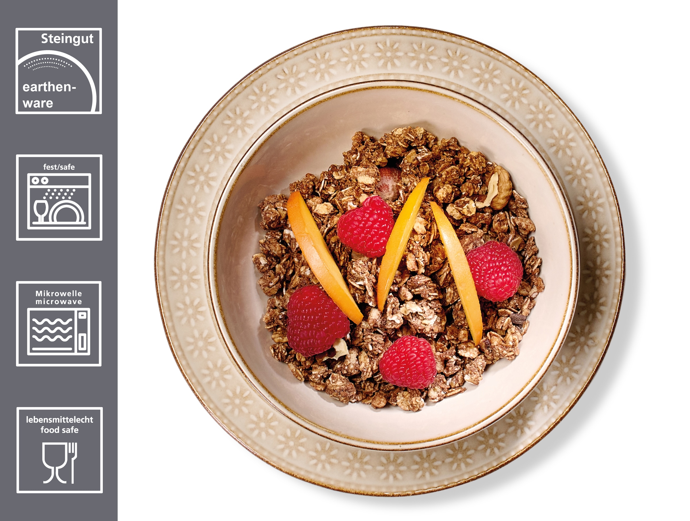 Ritzenhoff & Breker Frühstücks-Geschirrset »Omara« Reaktivglasur, jedes Stück ein Unikat