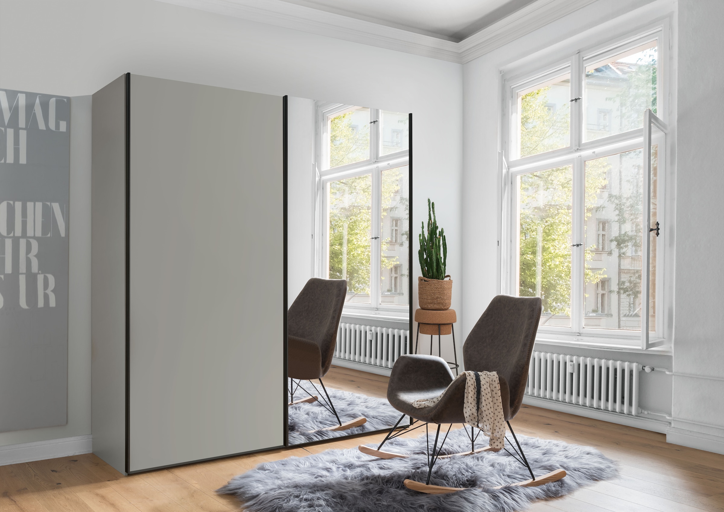 WIEMANN Schwebetürenschrank »Monaco« hochwertige Beschläge