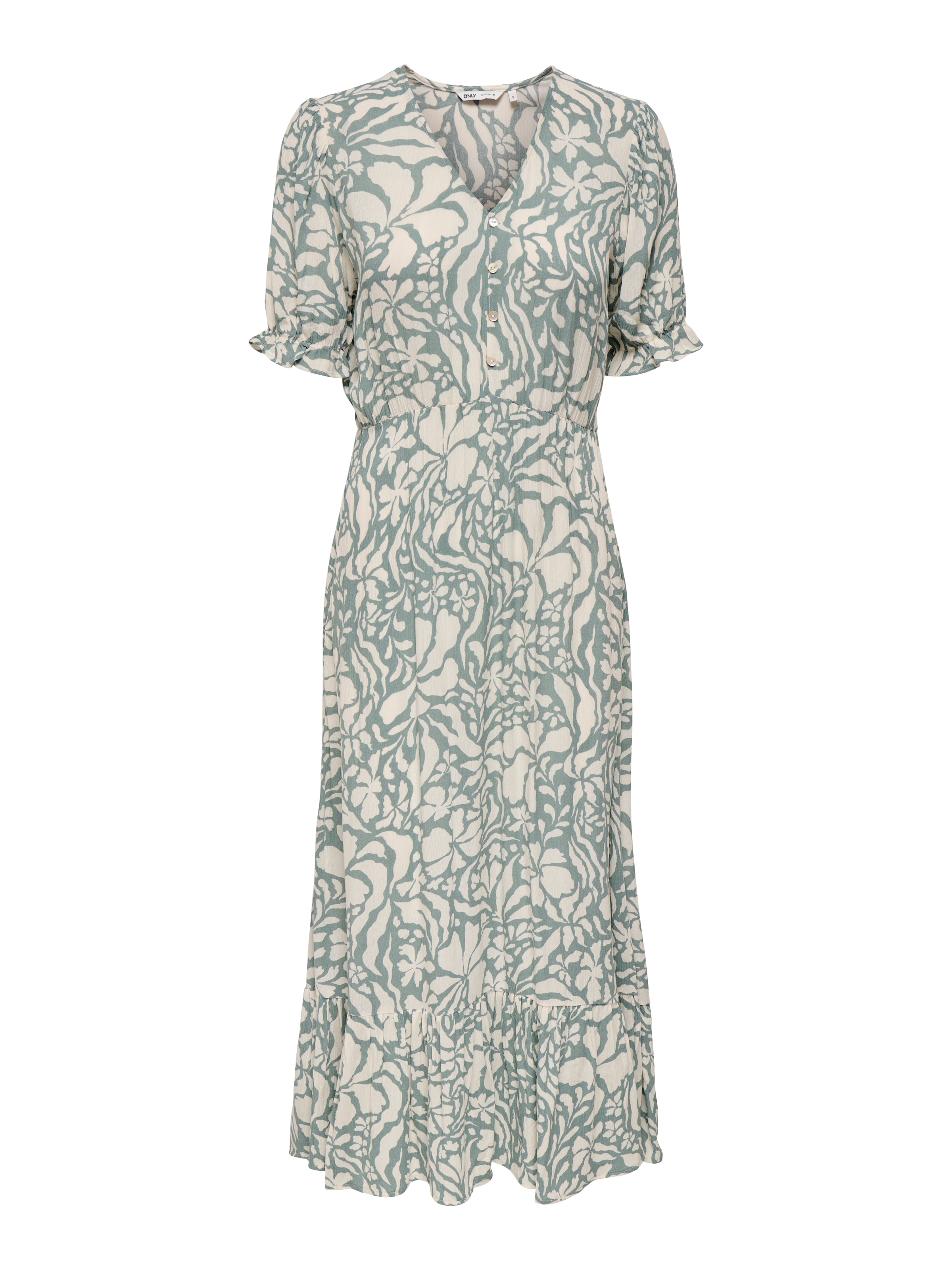 ONLY Maxi robe »ONLCHIANTI S/S LONG DRESS WVN NOOS« viscose, coupe regular