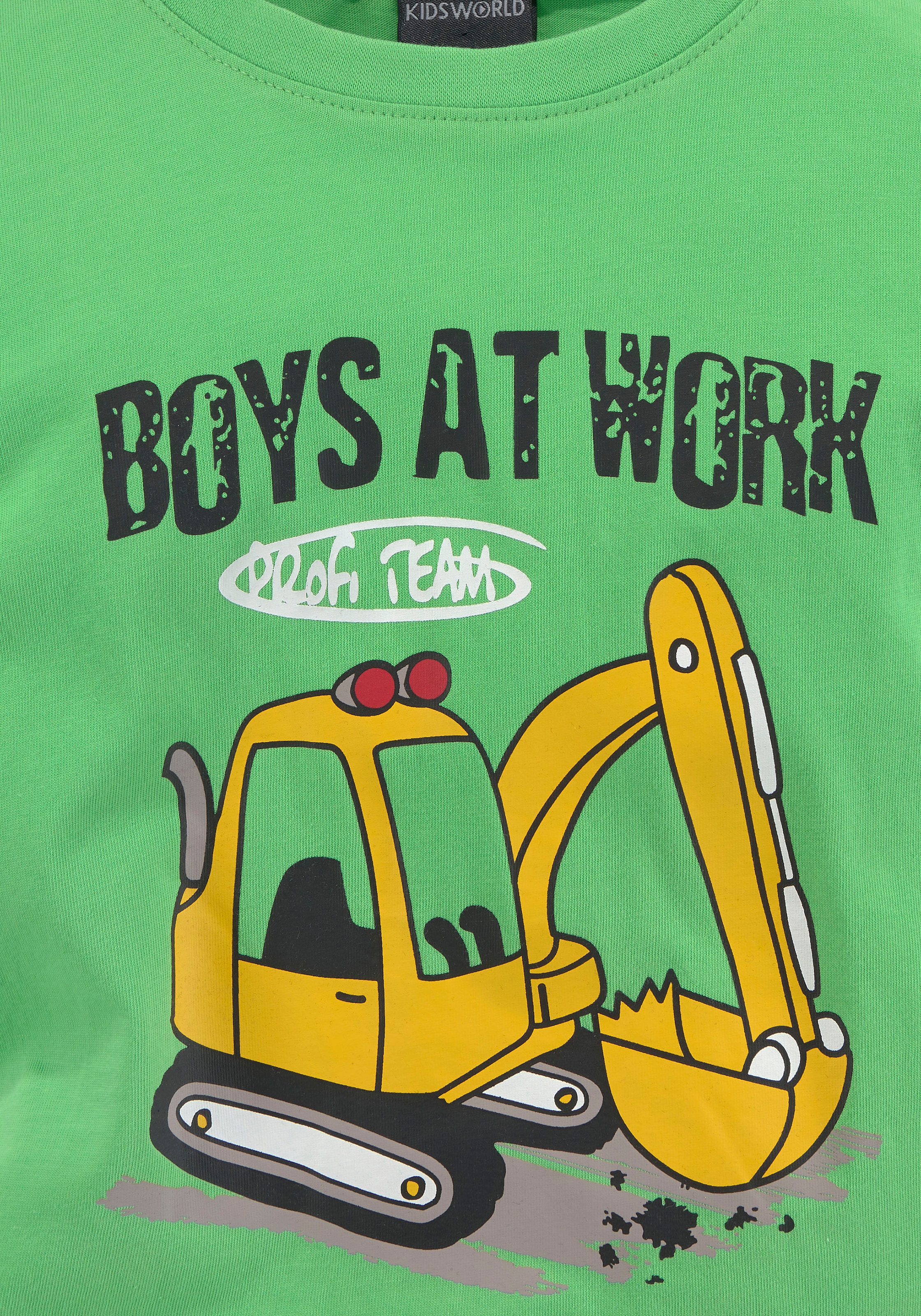 KIDSWORLD T-shirt & short »2tlg. Set T-Shirt+Sweatbermudas« Spar-Set, 2, 2 cuis BOYS AT WORK
