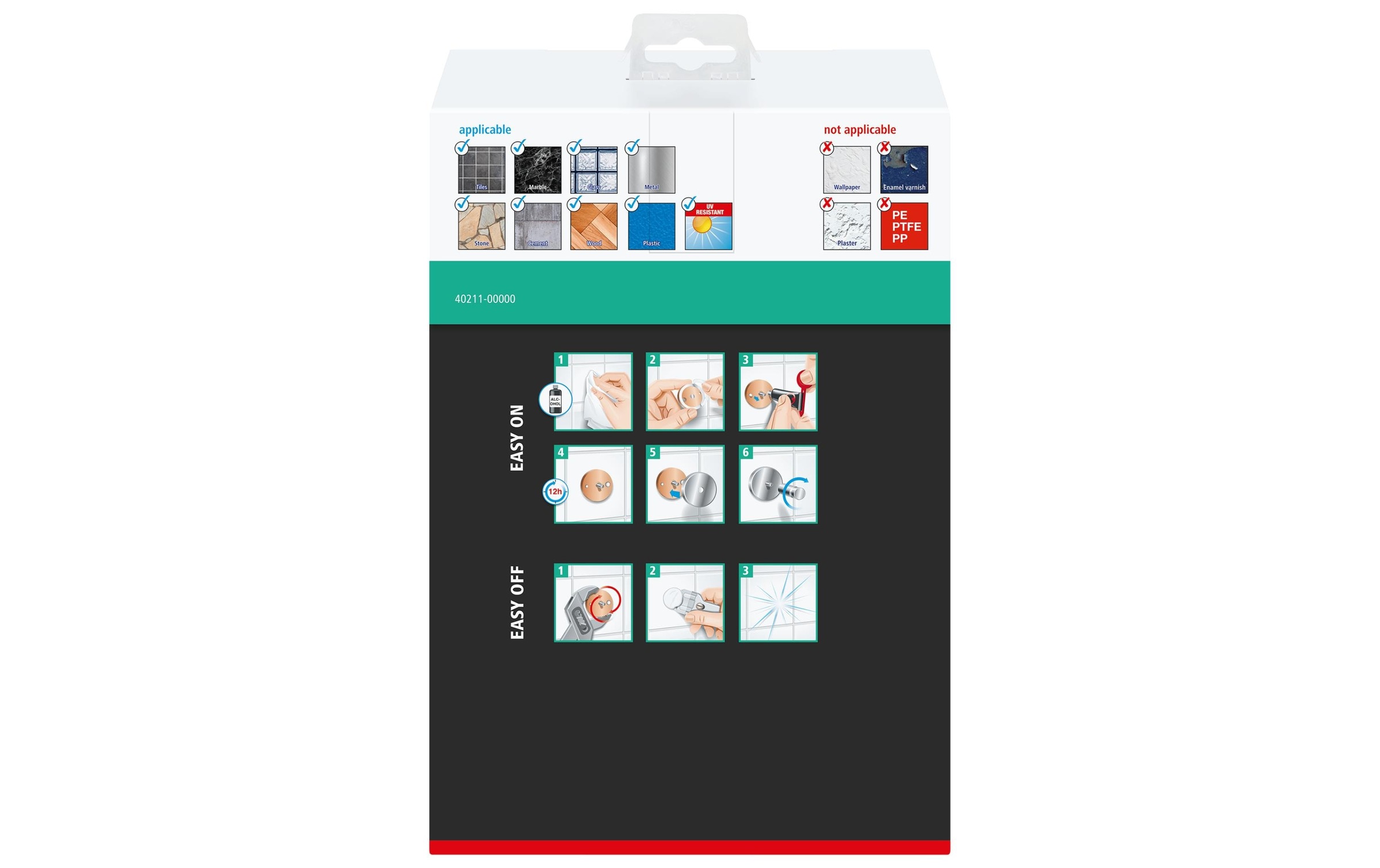 tesa Étagère de salle de bain »Aluxx zweistöckig«