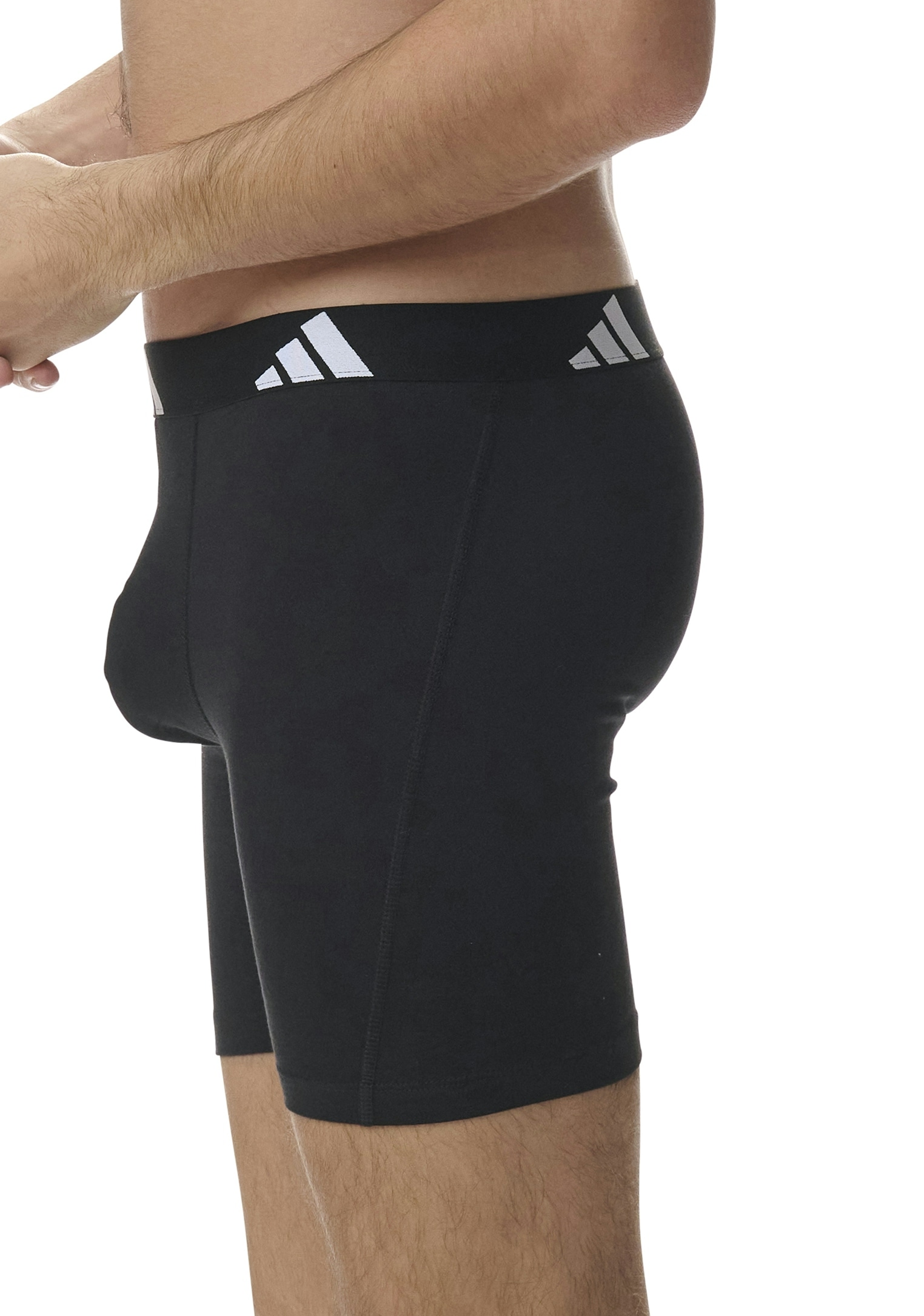 adidas Sportswear Boxer »Active Flex Cotton« 3er Pack,  elastisch, Logo-Bund, sportlicher Look, ohne Eingriff