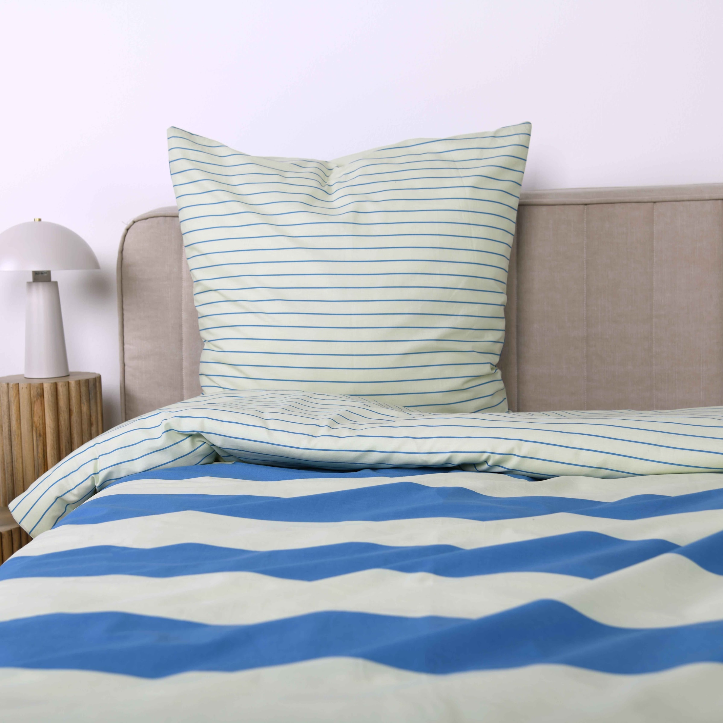 TOM TAILOR HOME Bettwäsche »BOLD STRIPES in Gr. 135x200cm, 155x220cm oder 200x220cm« 2 Stk. new bedroom, mit farbigem Markenreissverschluss
