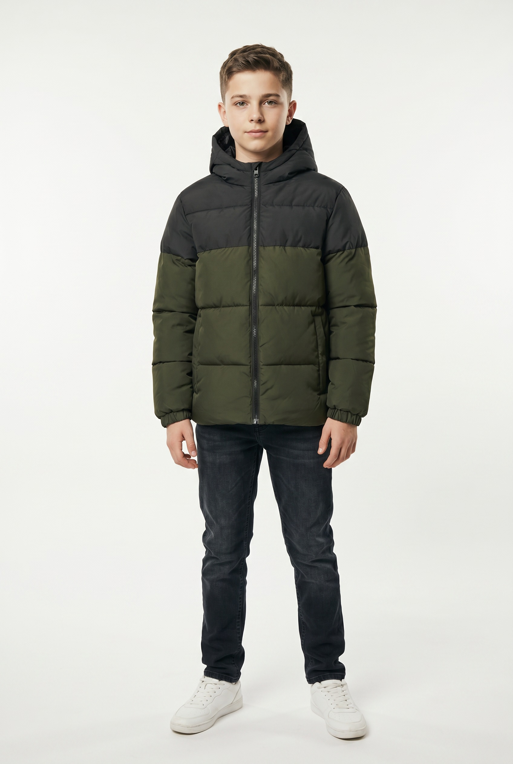 Jack & Jones Junior Steppjacke »JJMAZE PUFFER HOOD JNR« mit Kapuze