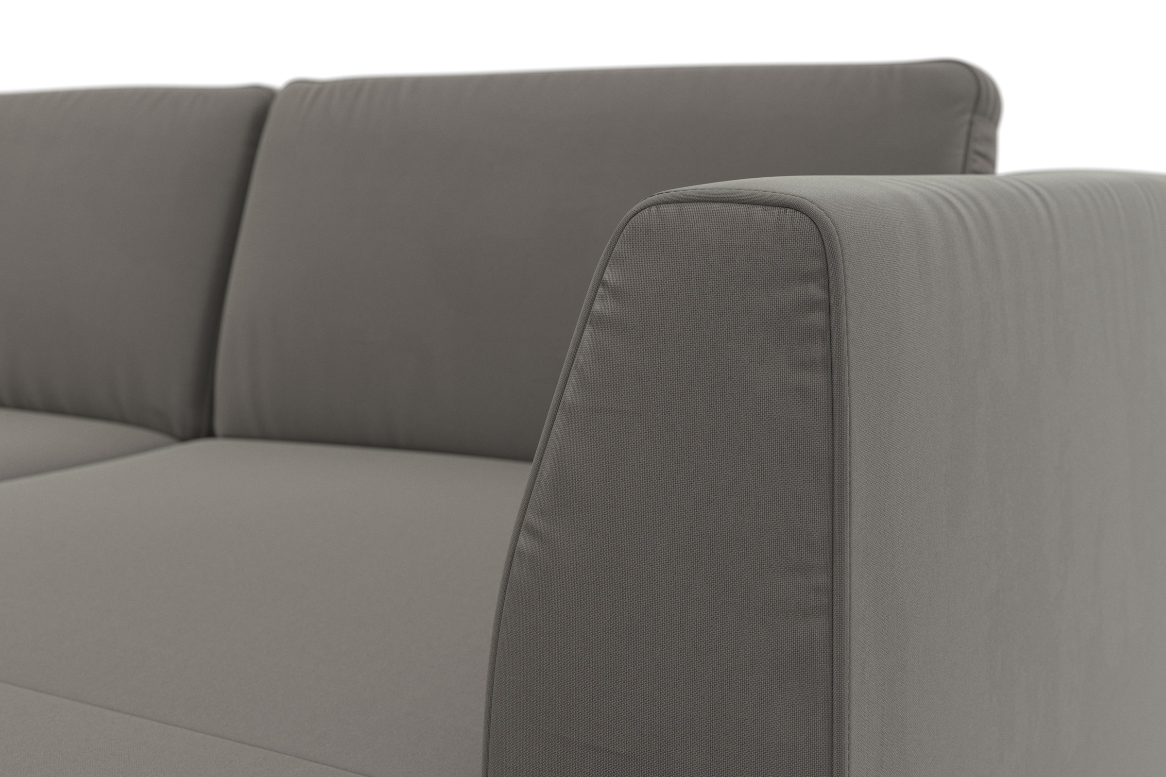 sit&more Paysage de salon »Olsen U-Form« inklusive Sitztiefenverstellung, wahlweise mit Bettfunktion, 15cm hoch