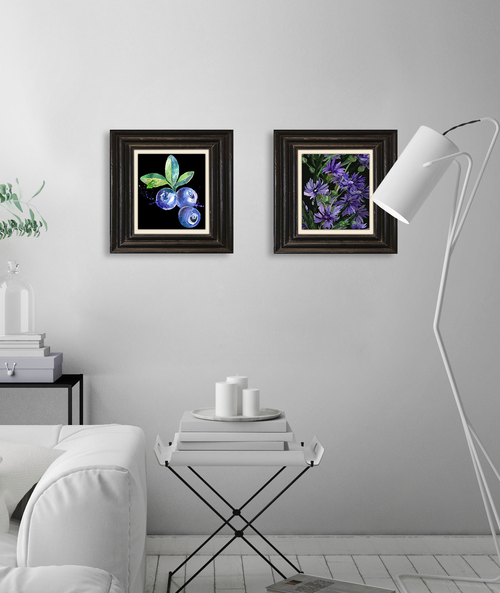 queence Leinwandbild »Blumen« Blumen | Blumenbilder | Garten | Gartenbilder | Kunst | Stillleben Premium-Leinwandstoff, Handarbeit aus Deutschland, 40x40cm