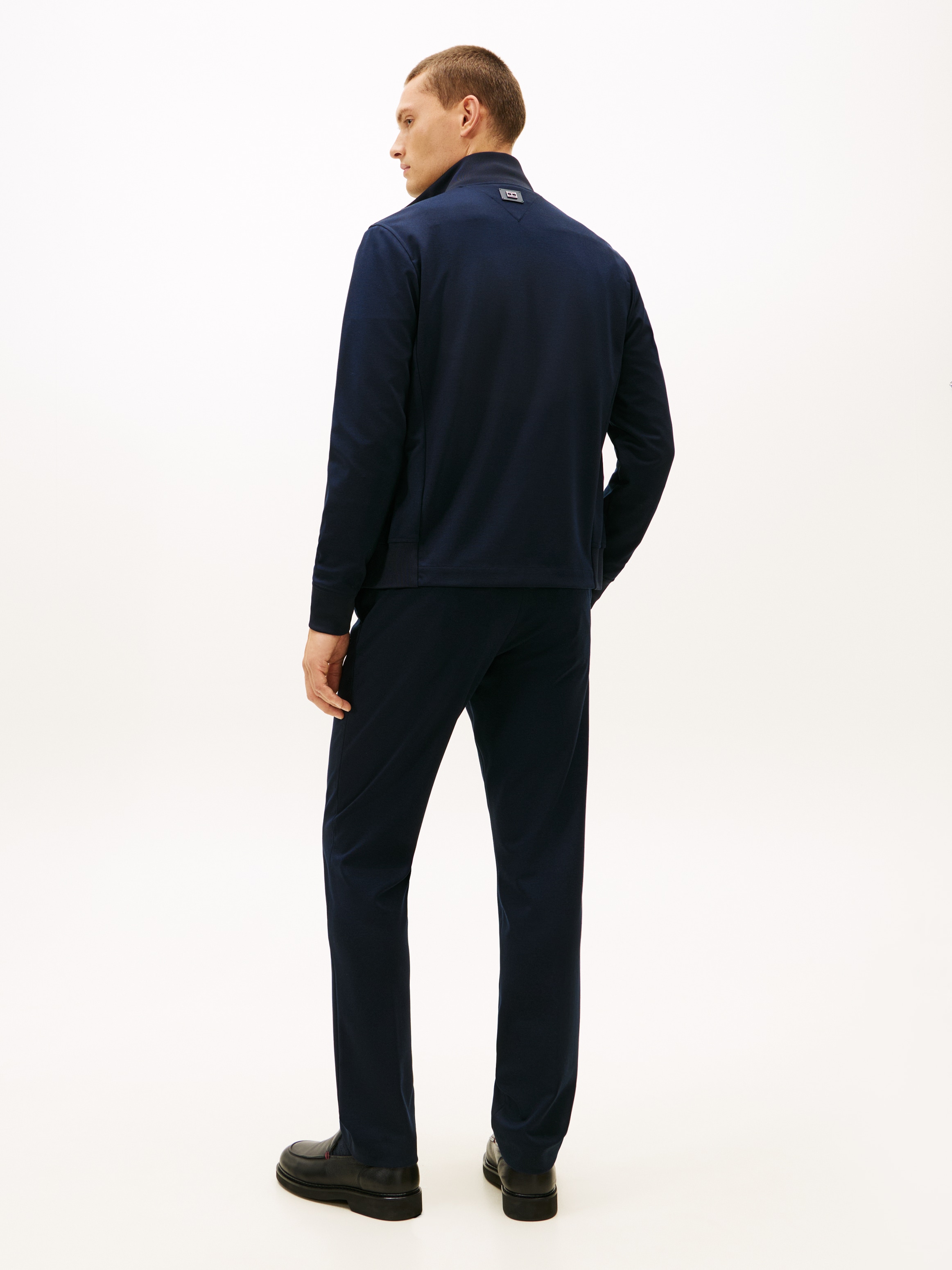 Tommy Hilfiger Strickjacke »PERFORMANCE PUNTO MILANO« normale Passform, 2-Wege-Reissverschluss