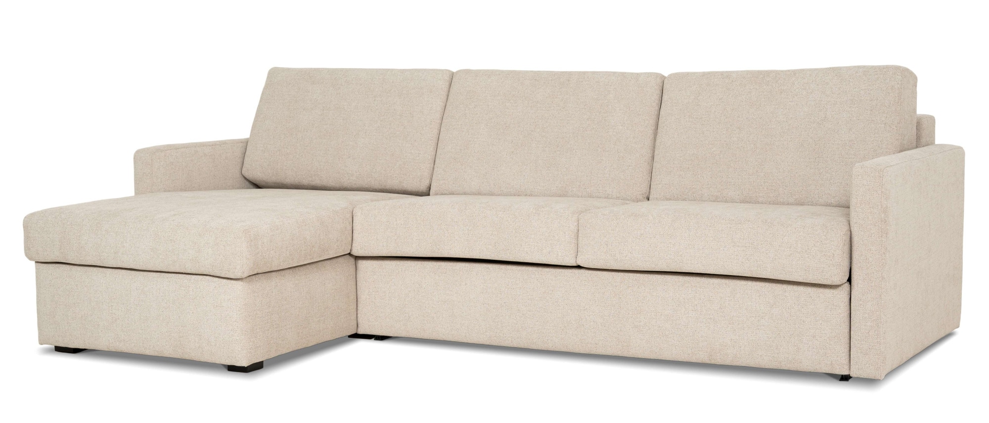 GOODproduct Schlafsofa »GOLDPOINT Ecksofa 264 cm, Liegefläche (140/200cm), L-Form« Bettfunktion, Bonell-Federkernmatratze und Dauerschläfer-Funktion