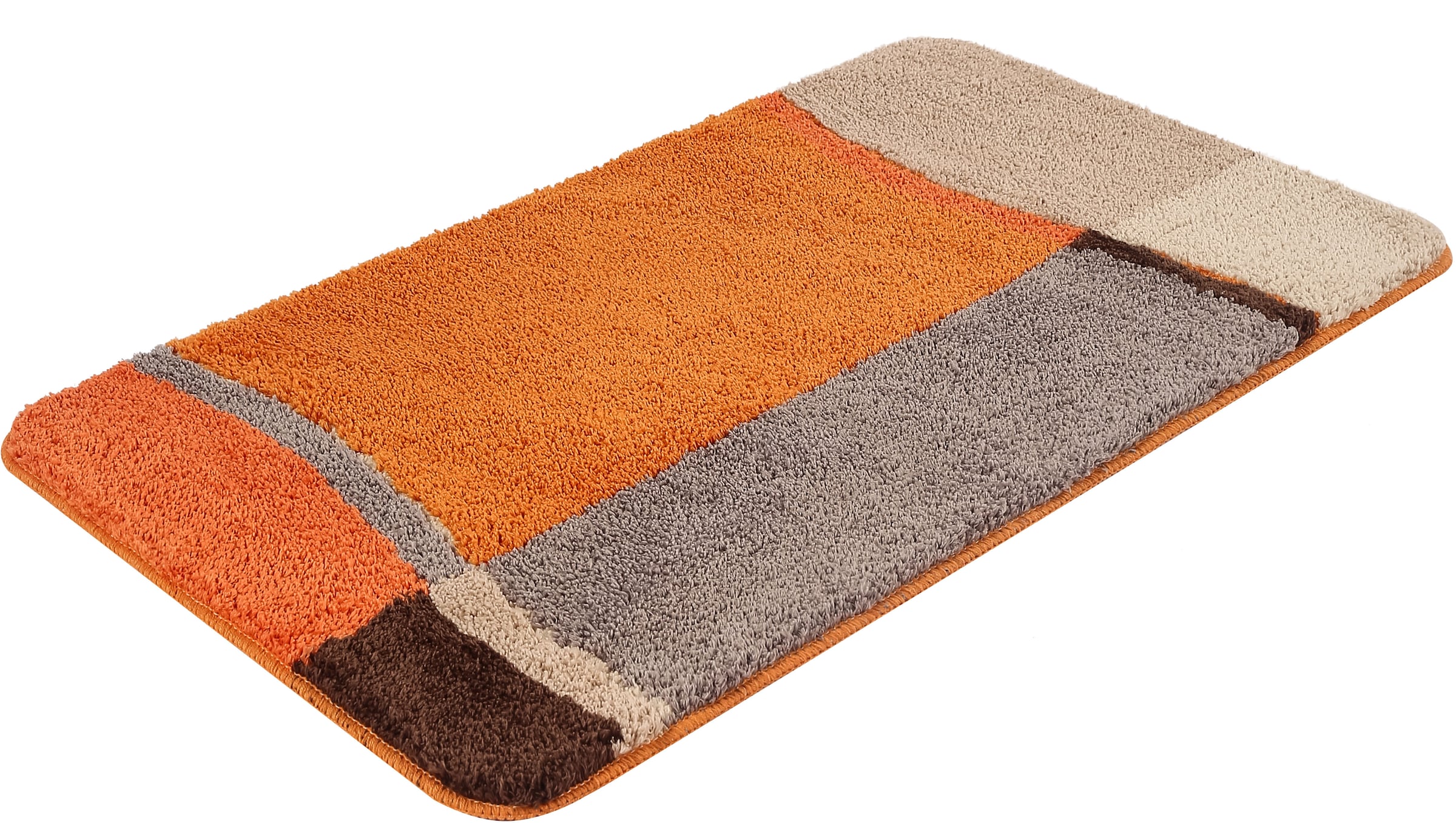 my home Tapis de bain »Belio, Badvorleger, Badezimmer Teppich« Höhe 20 mm Badematte, Badteppich, Badematten auch als 2 tlg. Set erhältlich, bunt